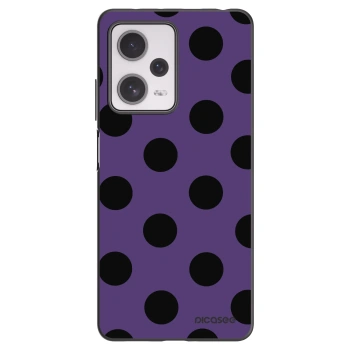 Picasee crna silikonska maskica za Xiaomi Redmi Note 12 Pro+ 5G - Big flickers 2