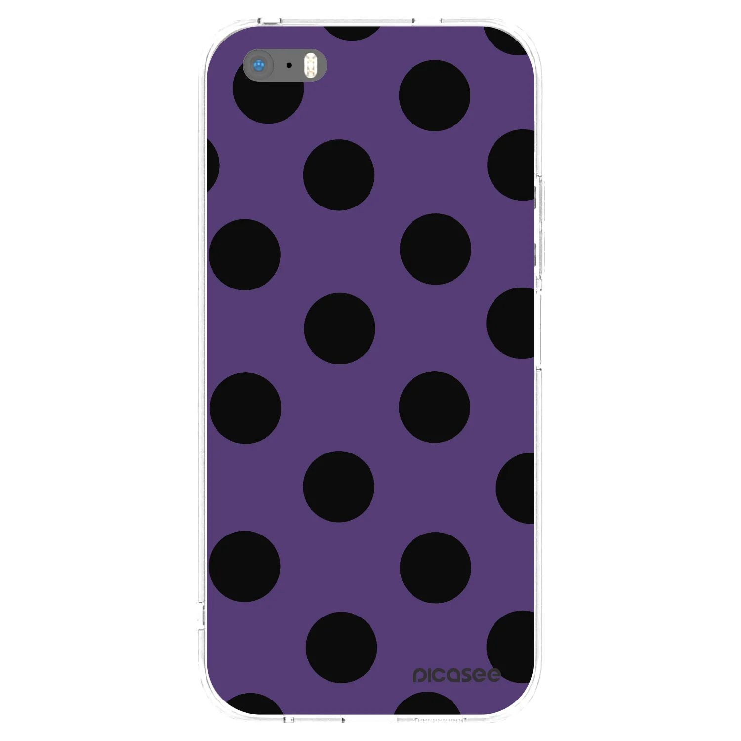 Picasee silikonska prozirna maskica za Apple iPhone 5/5S/SE - Big flickers 2