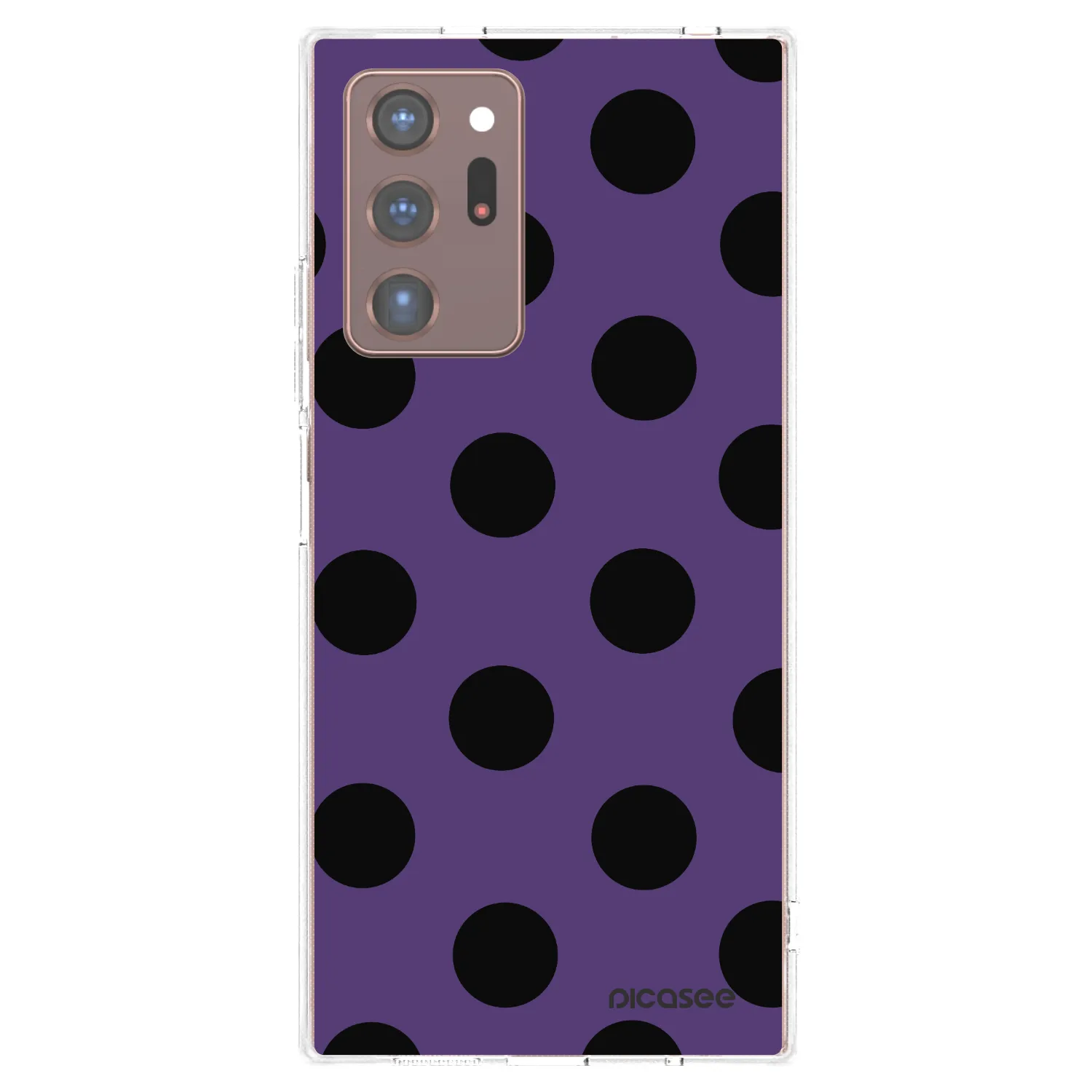 Picasee silikonska prozirna maskica za Samsung Galaxy Note 20 Ultra - Big flickers 2