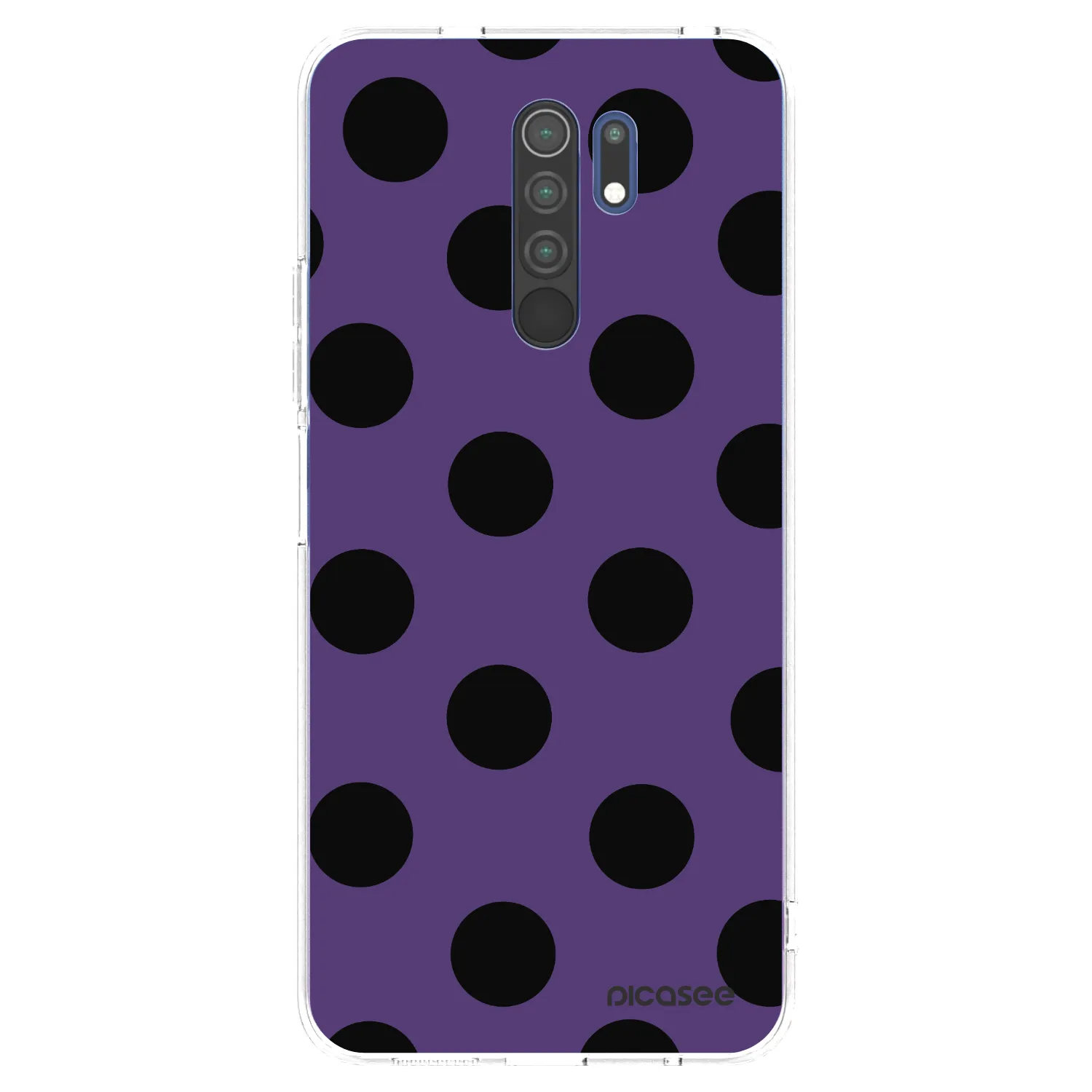 Picasee silikonska prozirna maskica za Xiaomi Redmi 9 - Big flickers 2