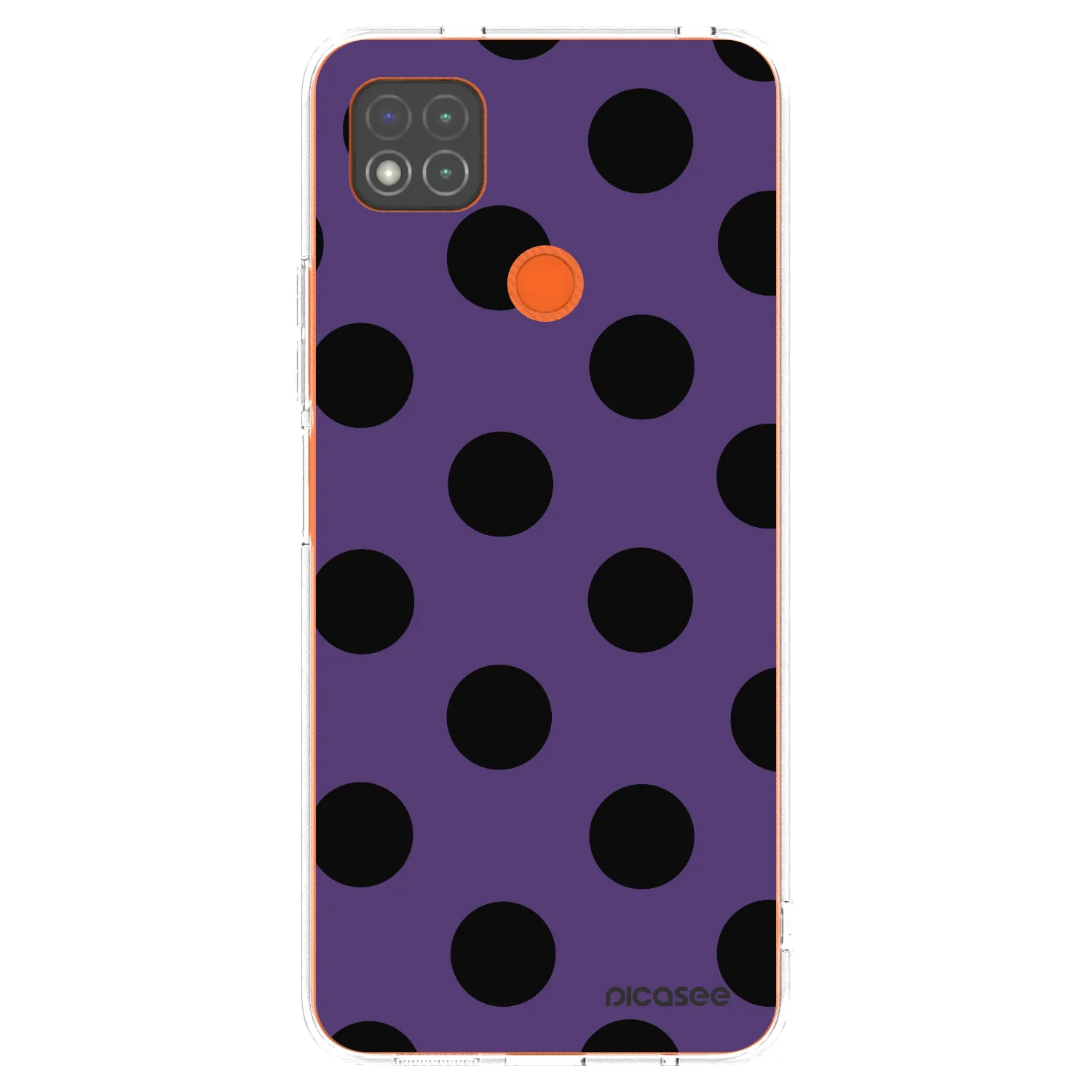 Picasee silikonska prozirna maskica za Xiaomi Redmi 9C - Big flickers 2