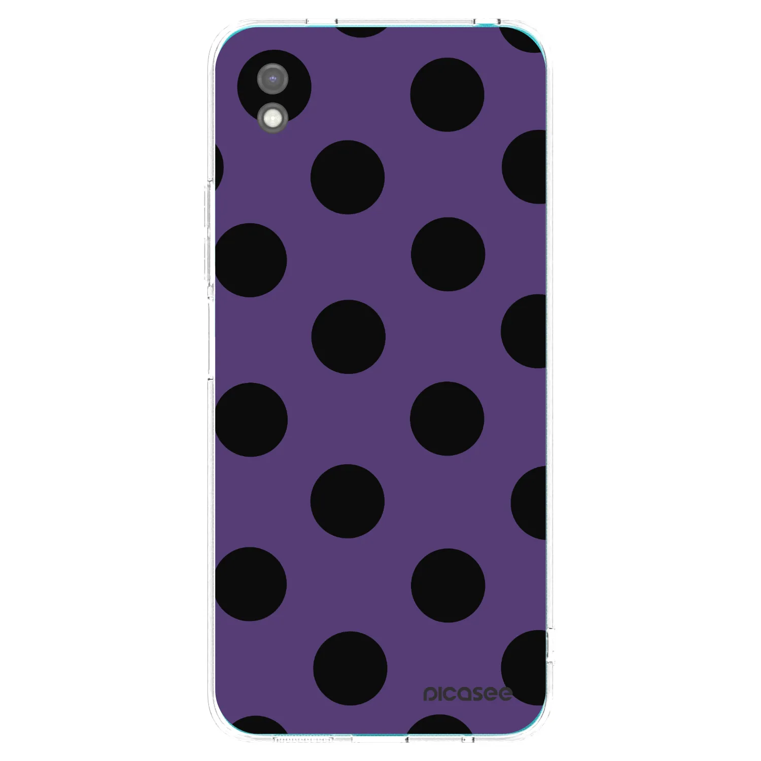 Picasee crna silikonska maskica za Xiaomi Redmi 9A - Big flickers 2
