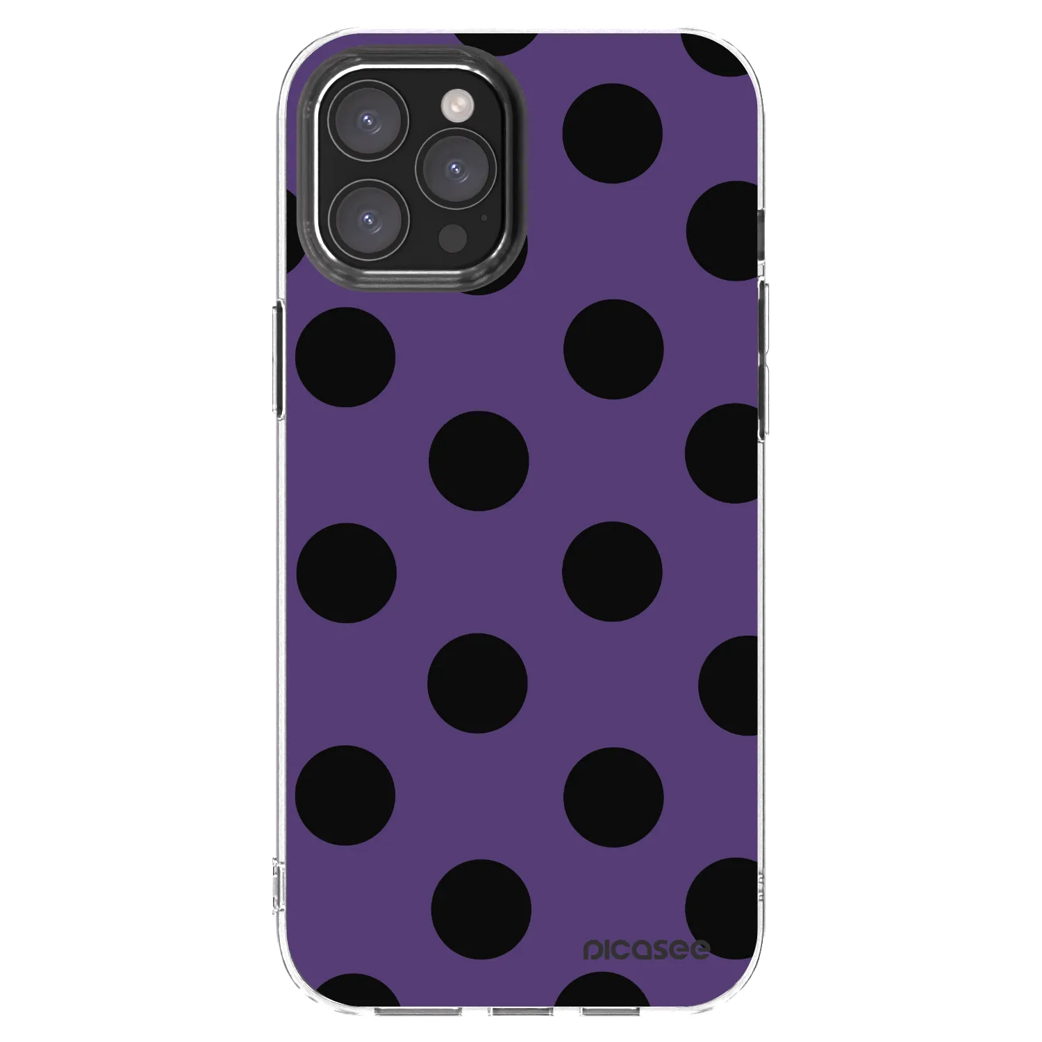 Picasee silikonska prozirna maskica za Apple iPhone 12 Pro Max - Big flickers 2