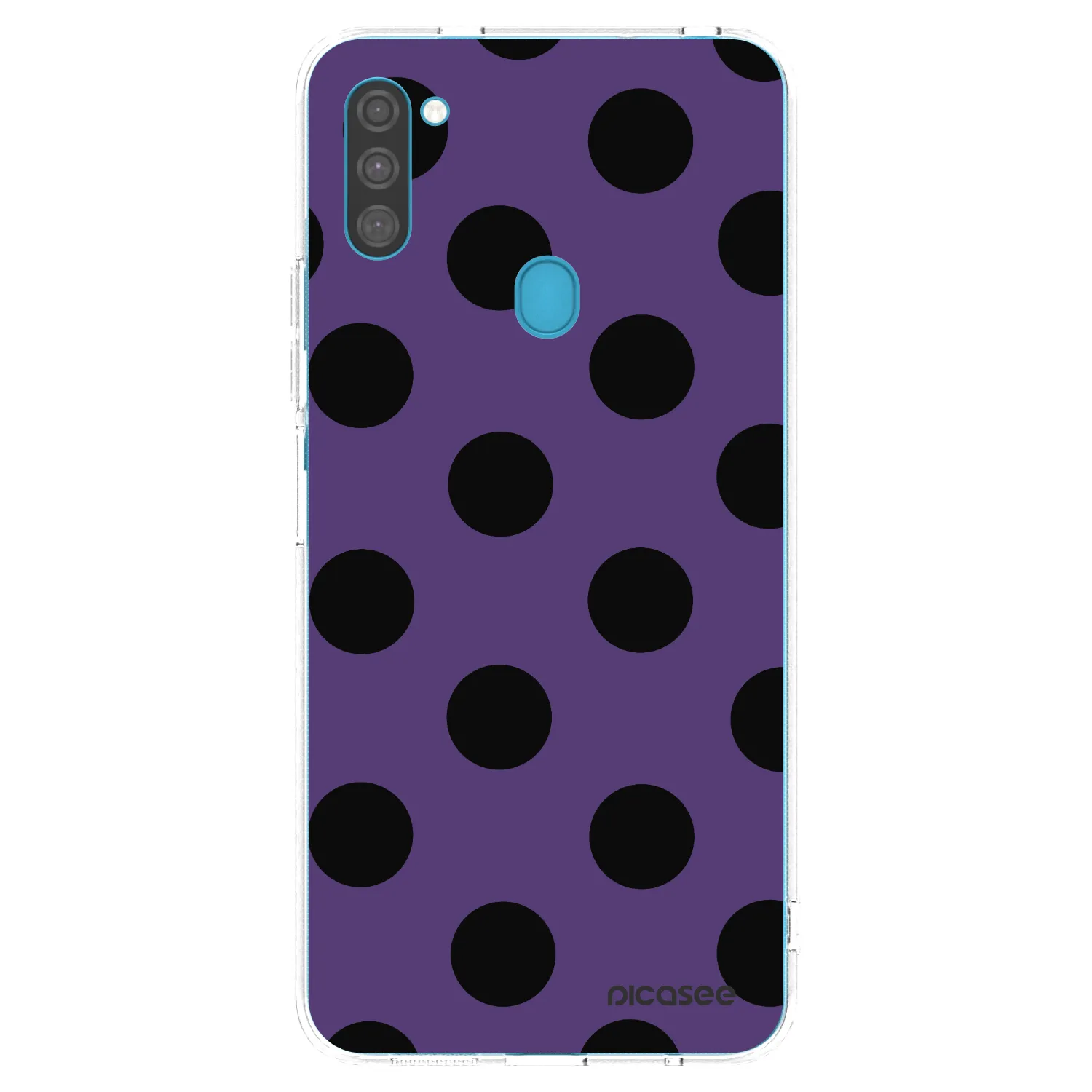 Picasee silikonska prozirna maskica za Samsung Galaxy M11 - Big flickers 2