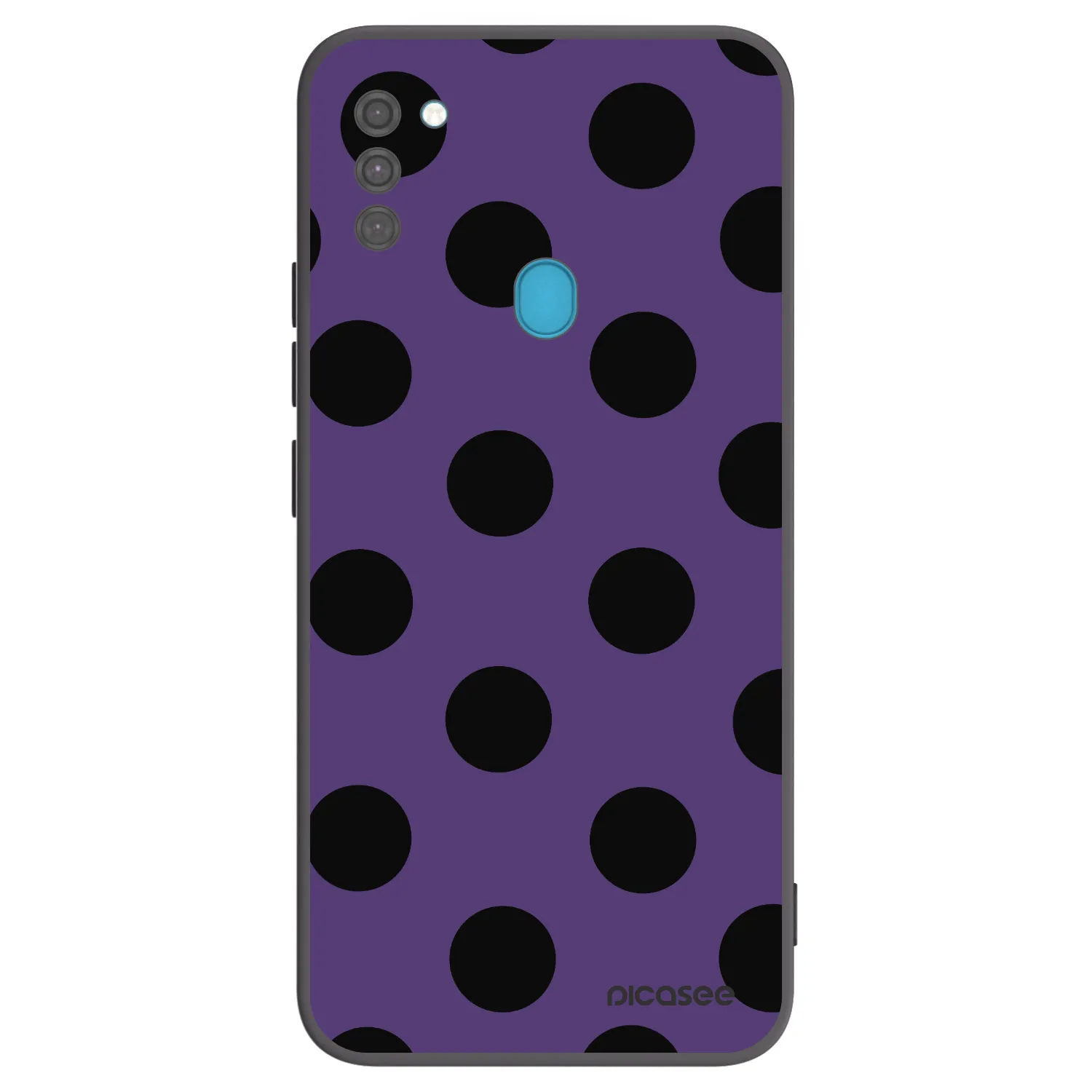 Picasee crna silikonska maskica za Samsung Galaxy M11 - Big flickers 2