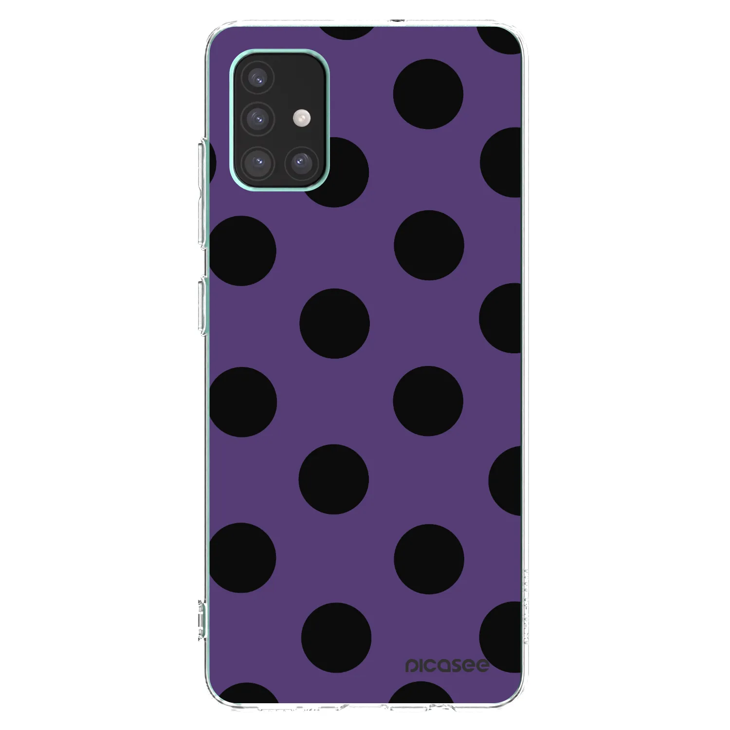 Picasee silikonska prozirna maskica za Samsung Galaxy M51 M515F - Big flickers 2