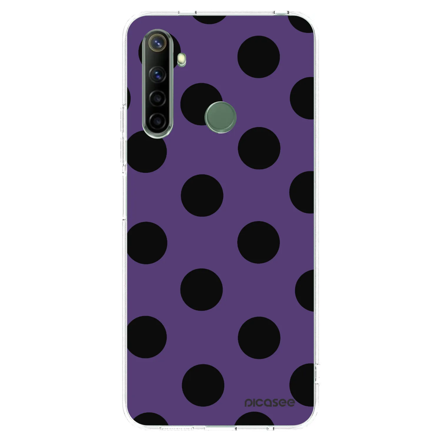 Picasee silikonska prozirna maskica za Realme 6i - Big flickers 2