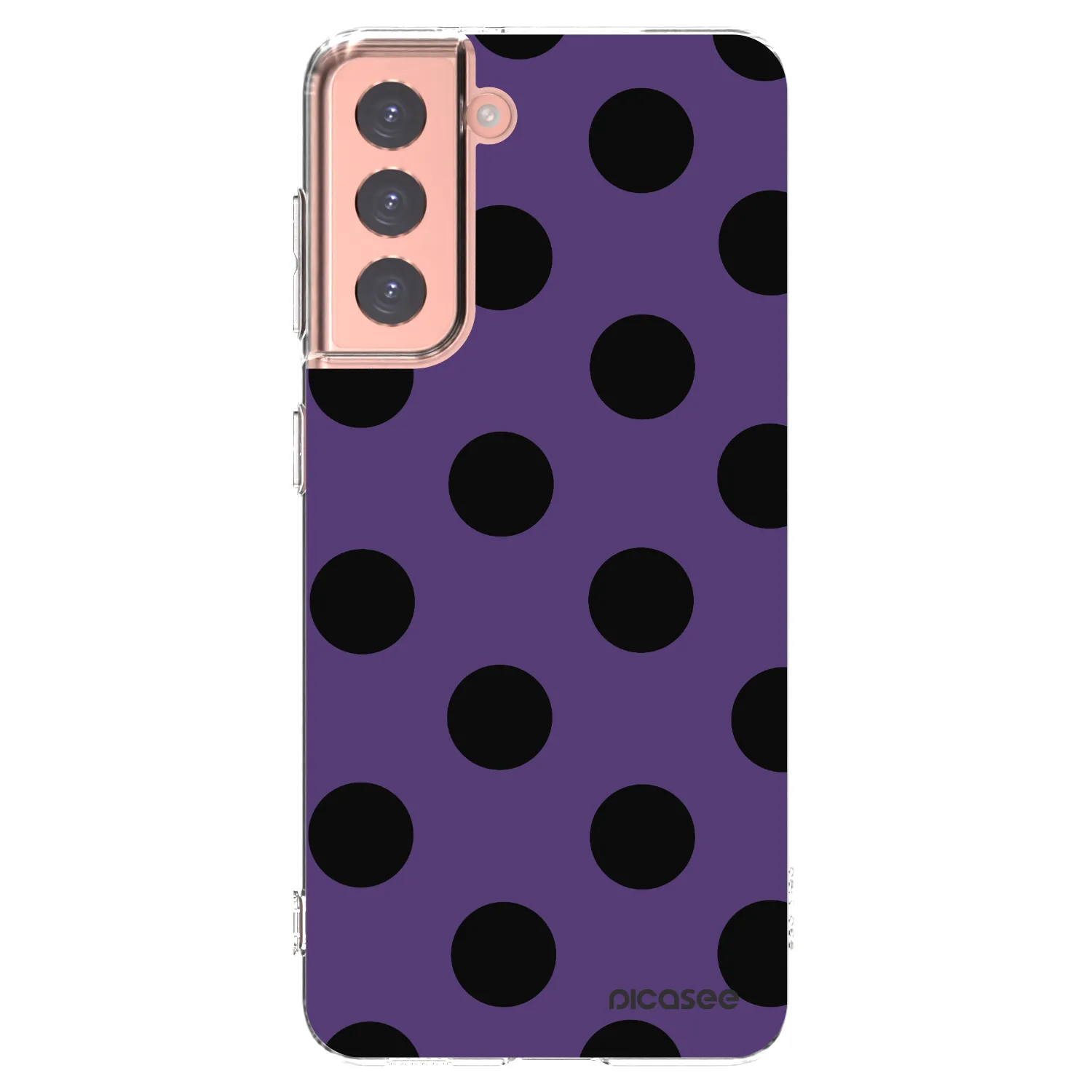 Picasee silikonska prozirna maskica za Samsung Galaxy S21 5G G991B - Big flickers 2