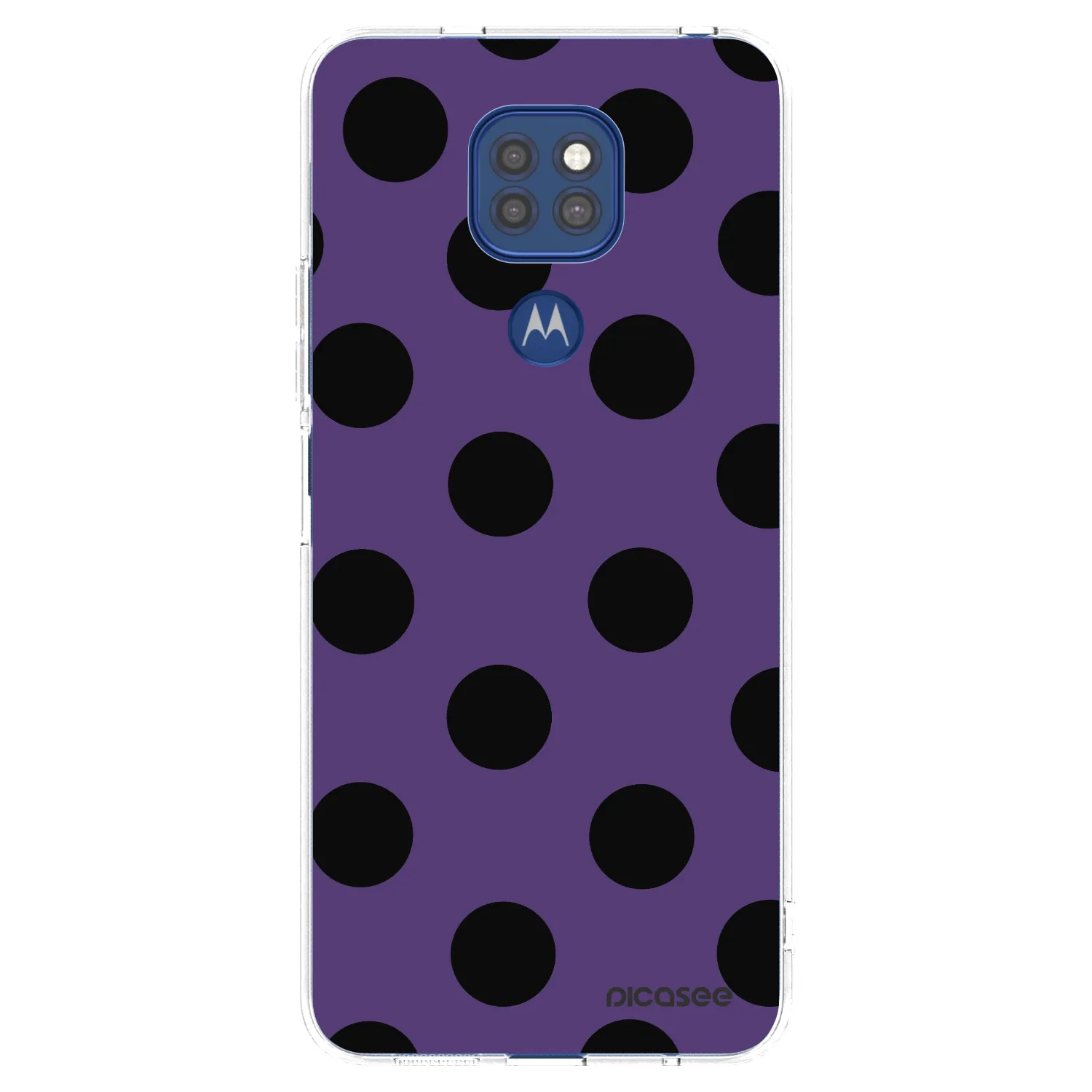 Picasee silikonska prozirna maskica za Motorola Moto G9 Play - Big flickers 2