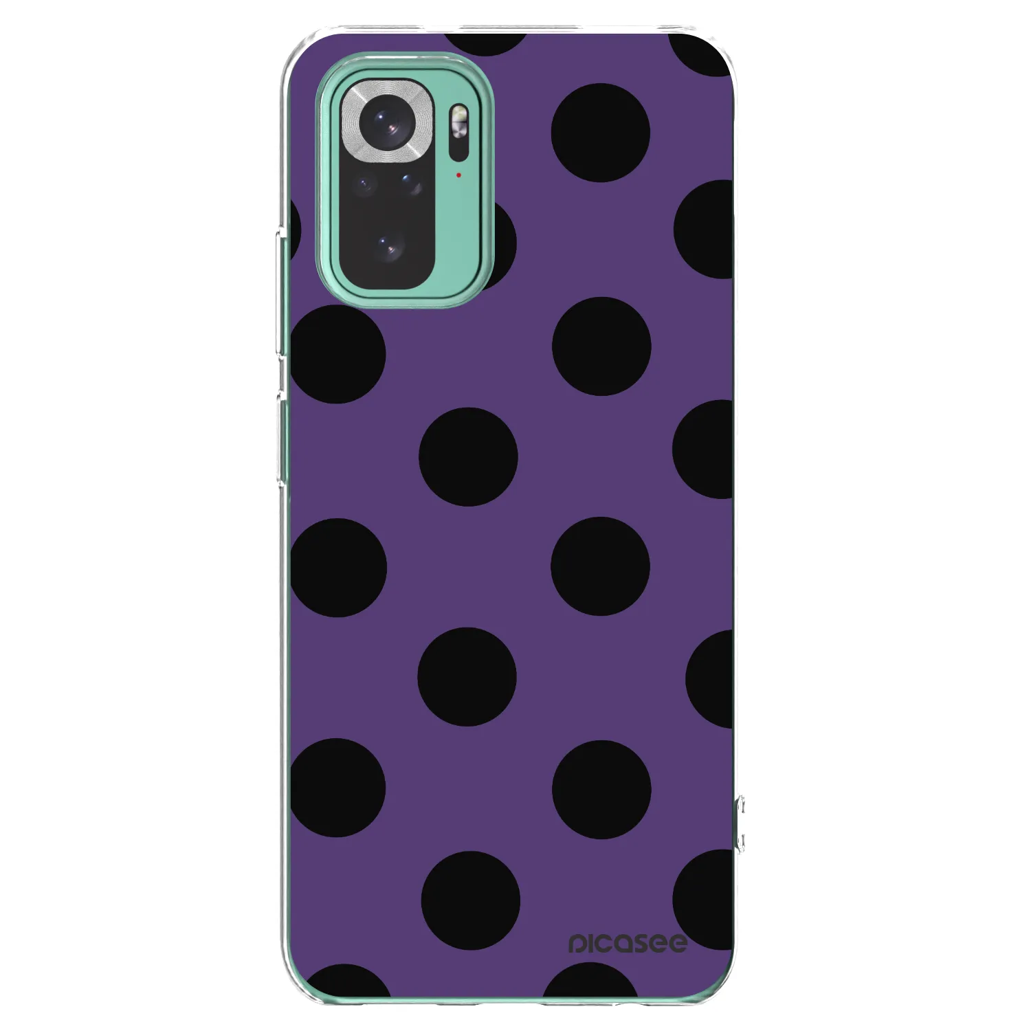 Picasee silikonska prozirna maskica za Xiaomi Redmi Note 10 Pro - Big flickers 2