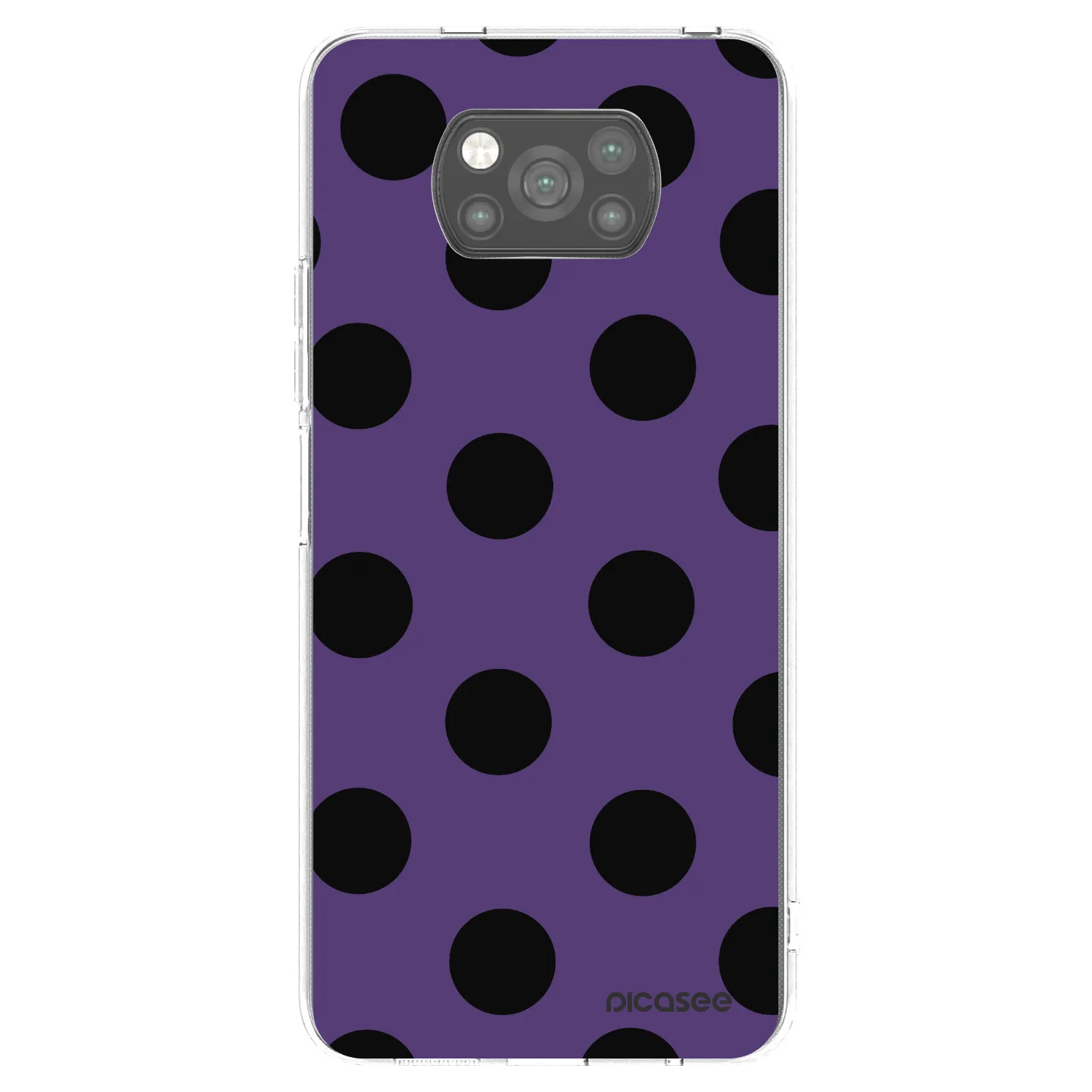 Picasee crna silikonska maskica za Xiaomi Poco X3 Pro - Big flickers 2