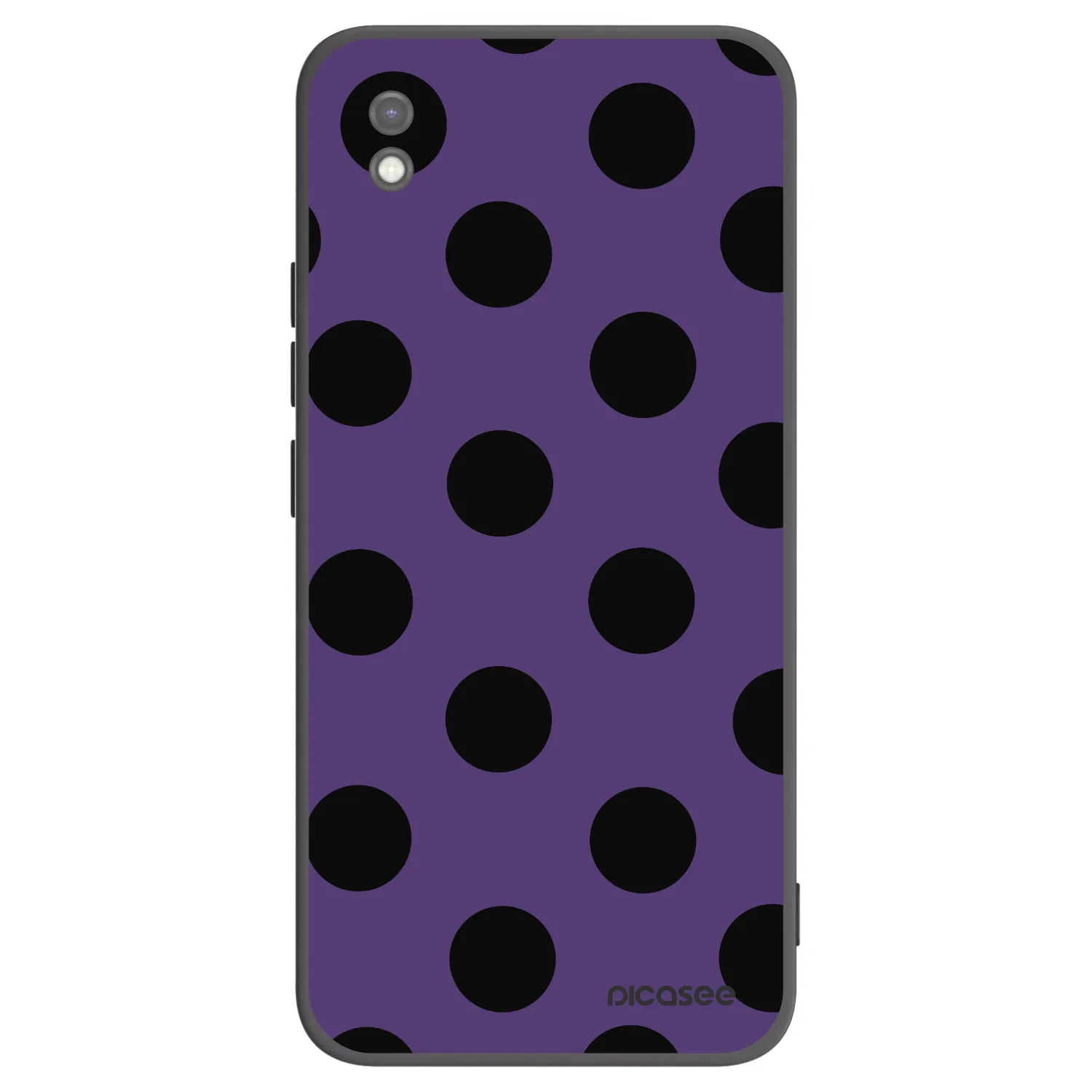 Picasee crna silikonska maskica za Xiaomi Redmi 9AT - Big flickers 2