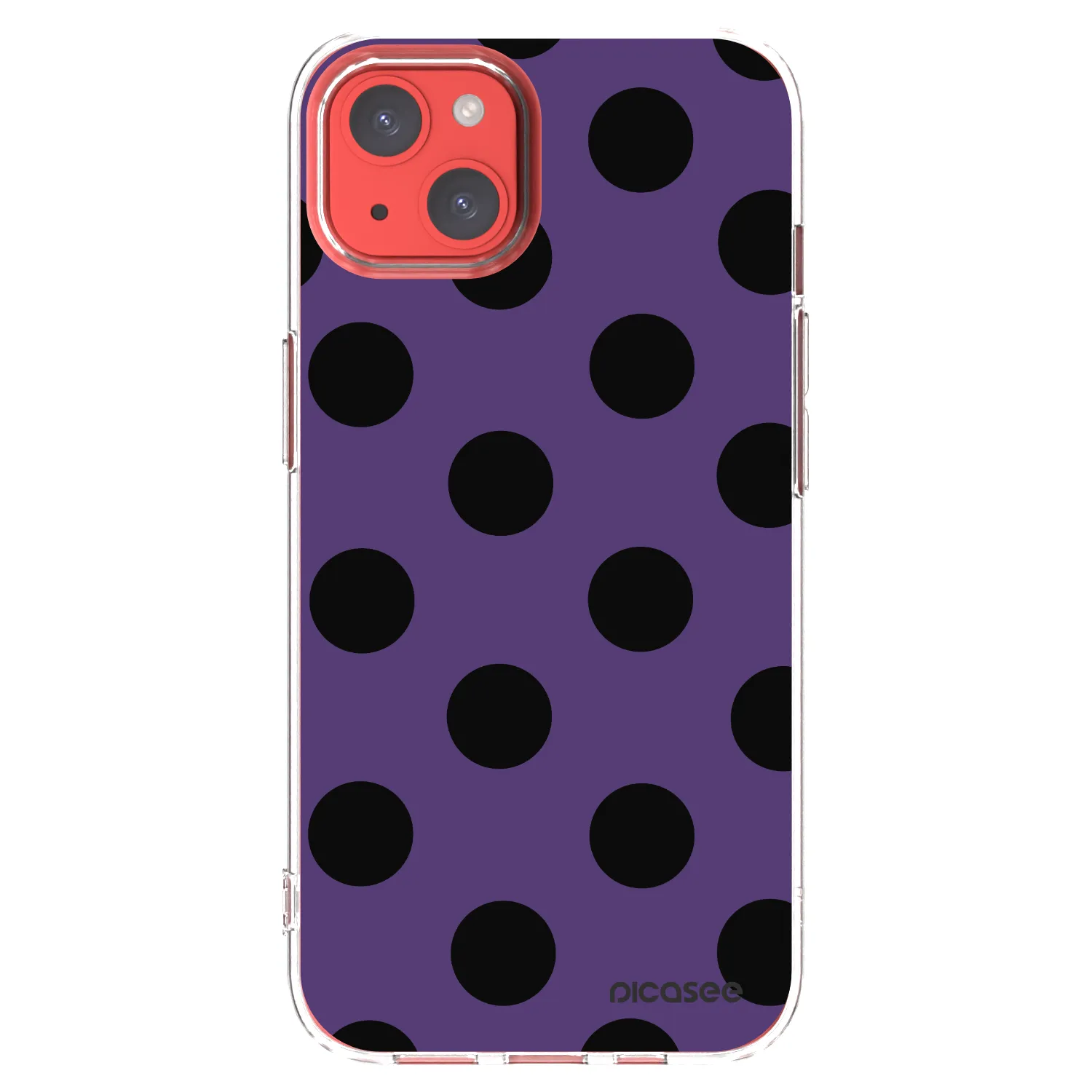 Picasee silikonska prozirna maskica za Apple iPhone 13 - Big flickers 2