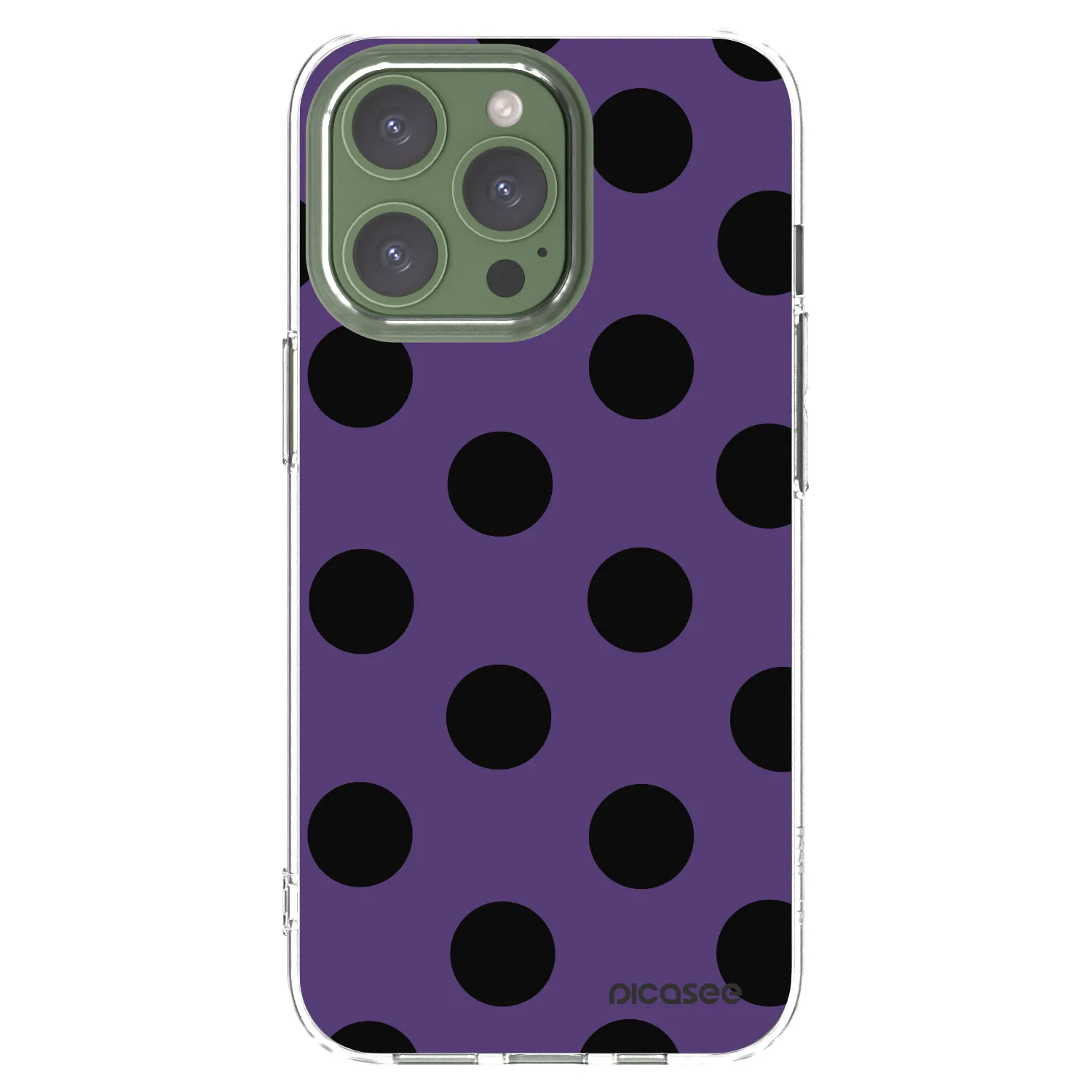Picasee silikonska prozirna maskica za Apple iPhone 13 Pro - Big flickers 2
