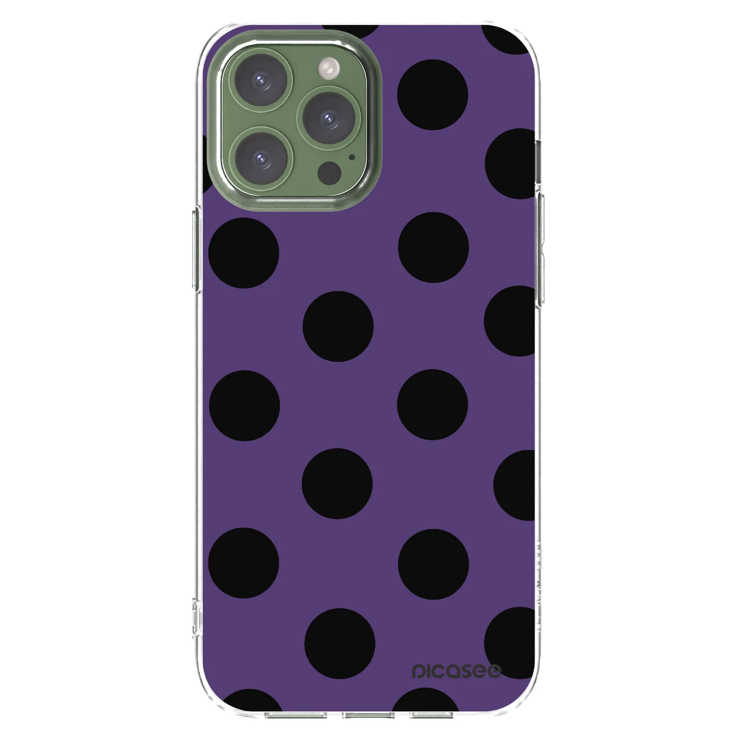 Picasee silikonska prozirna maskica za Apple iPhone 13 Pro Max - Big flickers 2