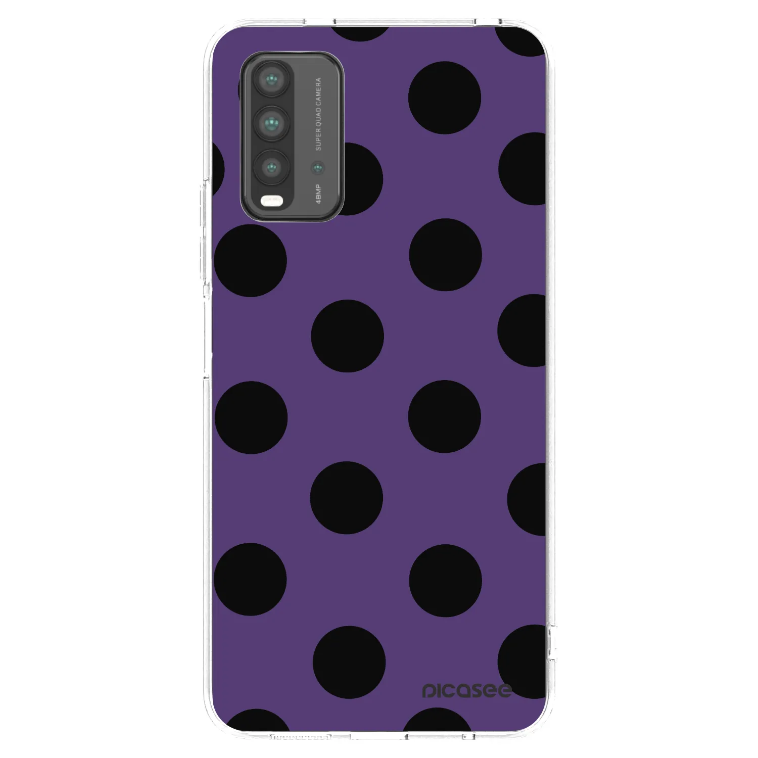 Picasee silikonska prozirna maskica za Xiaomi Redmi 9T - Big flickers 2