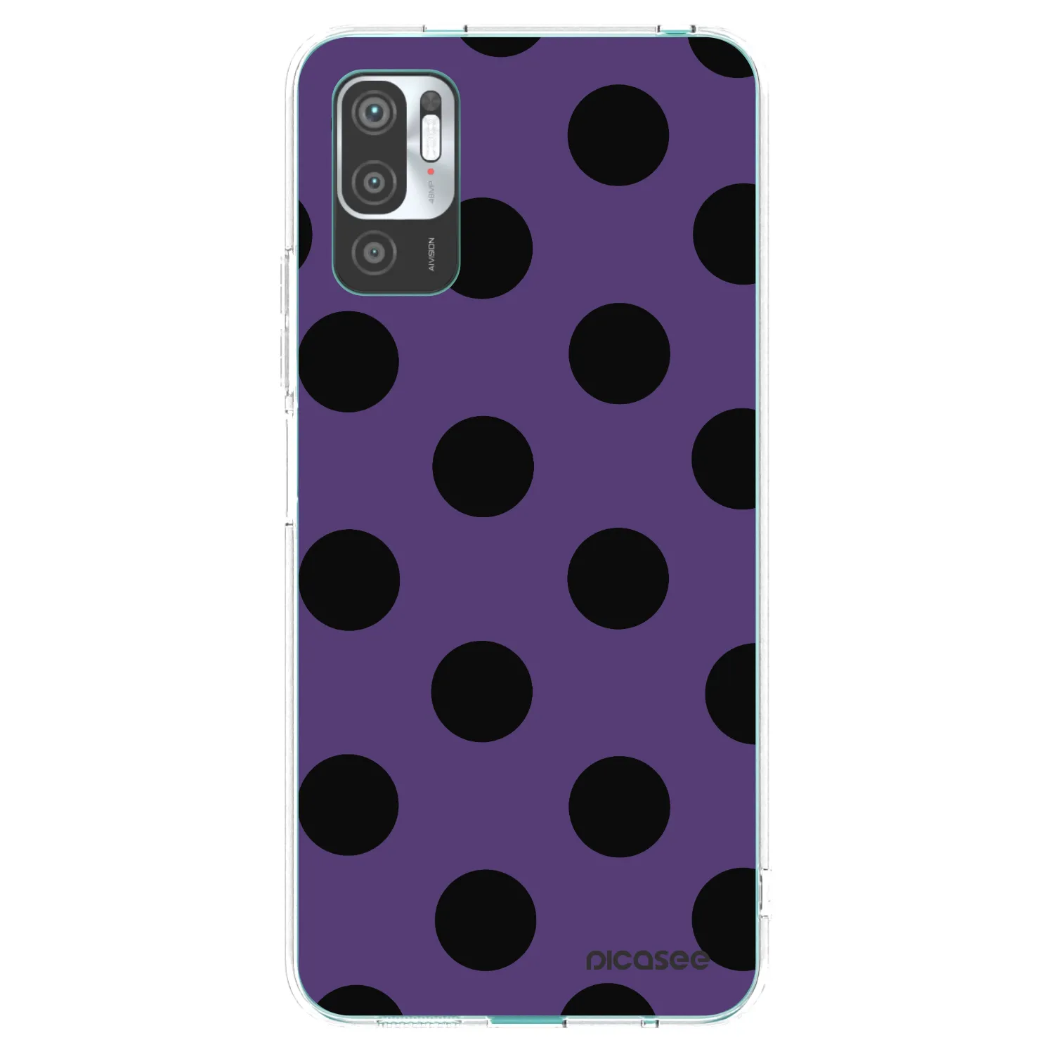 Picasee silikonska prozirna maskica za Xiaomi Redmi Note 10 5G - Big flickers 2