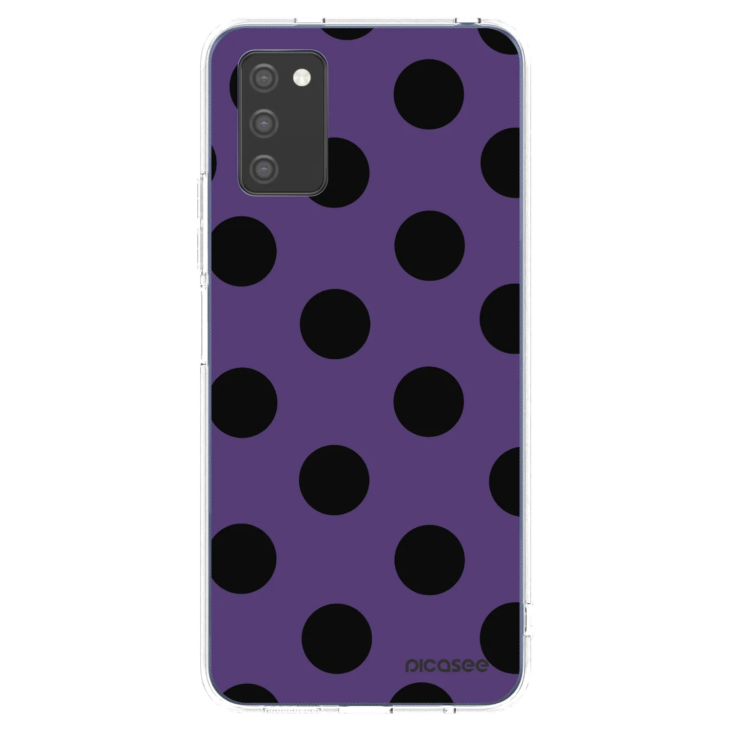 Picasee silikonska prozirna maskica za Samsung Galaxy A02s A025G - Big flickers 2