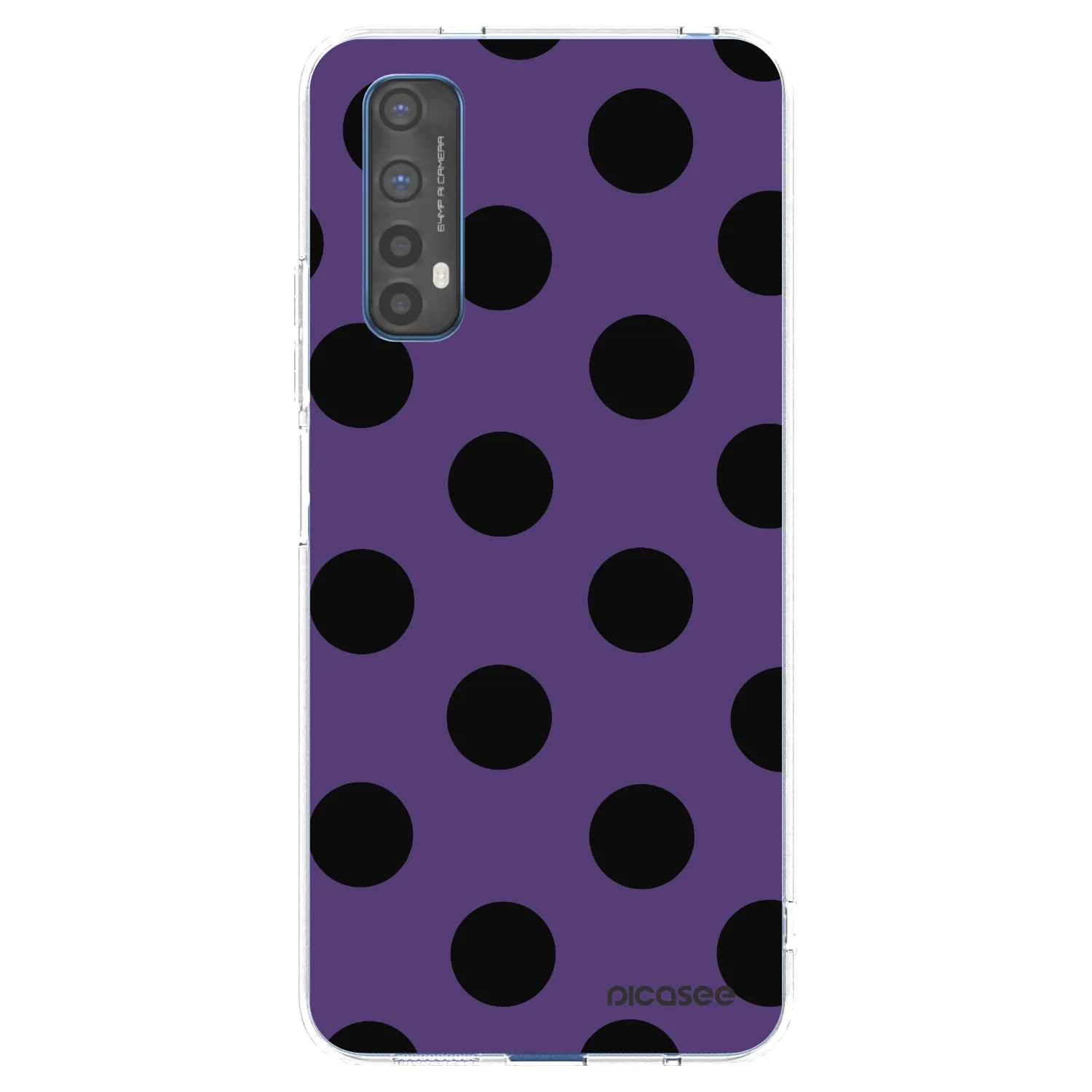 Picasee silikonska prozirna maskica za Realme 7 - Big flickers 2