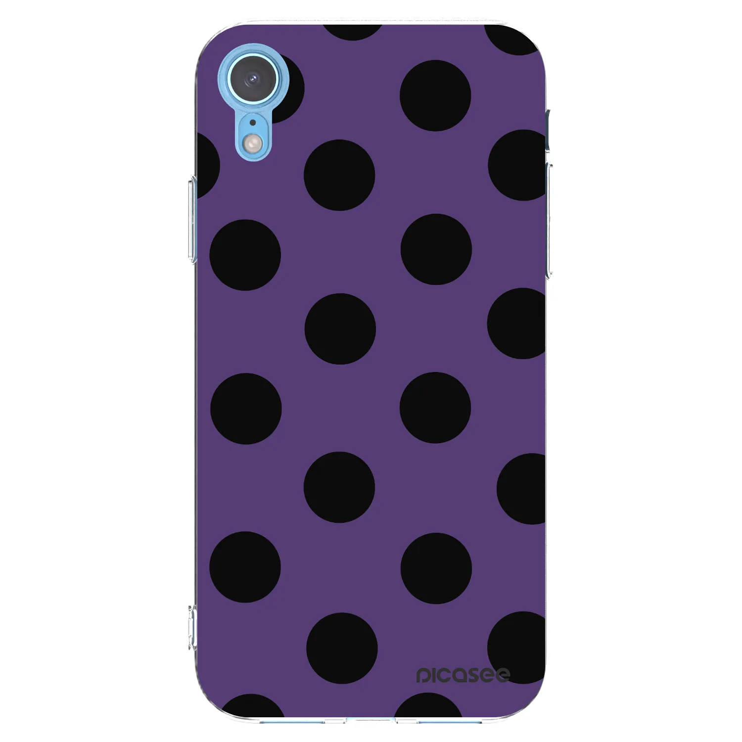 Picasee silikonska prozirna maskica za Apple iPhone XR - Big flickers 2
