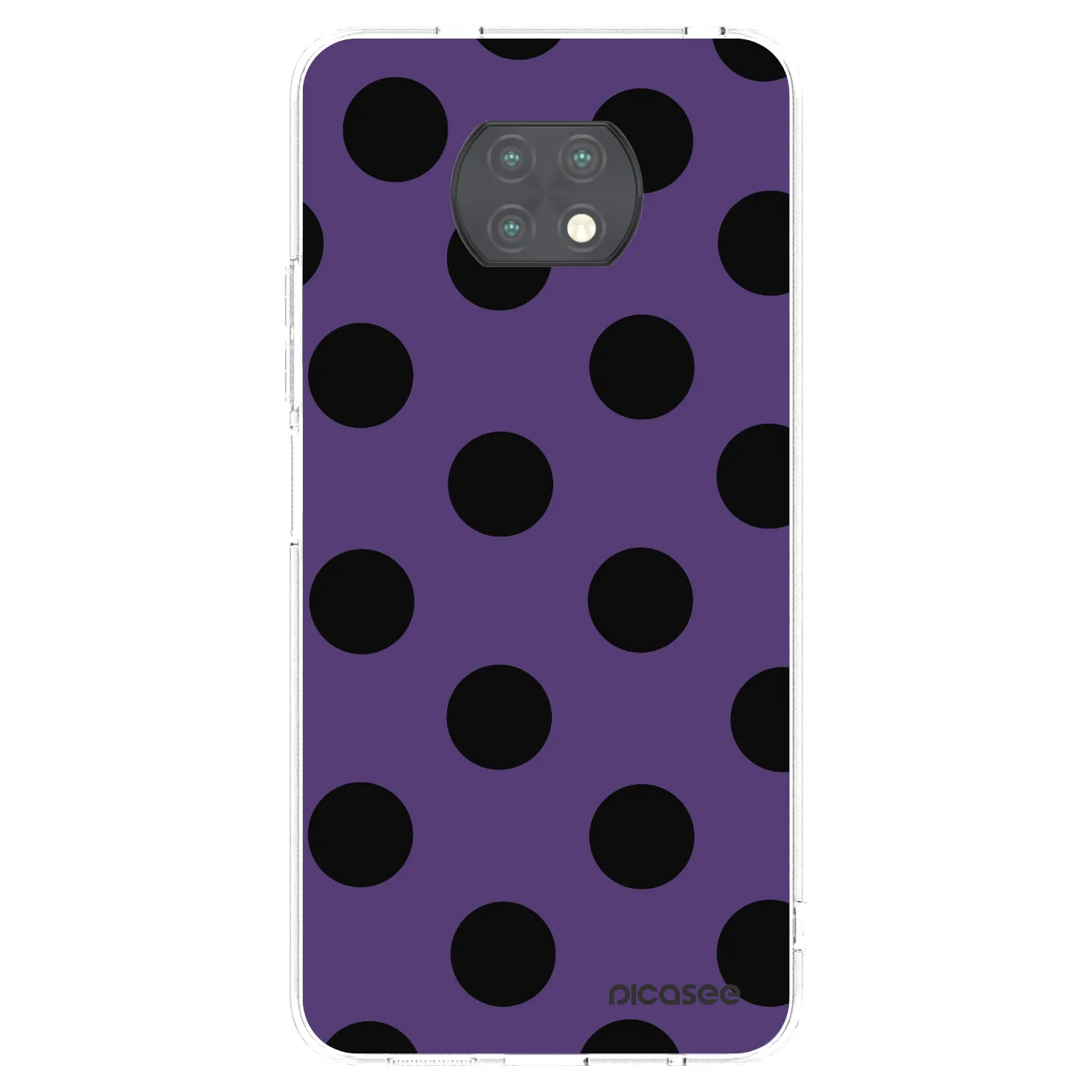 Picasee silikonska prozirna maskica za Xiaomi Redmi Note 9T - Big flickers 2