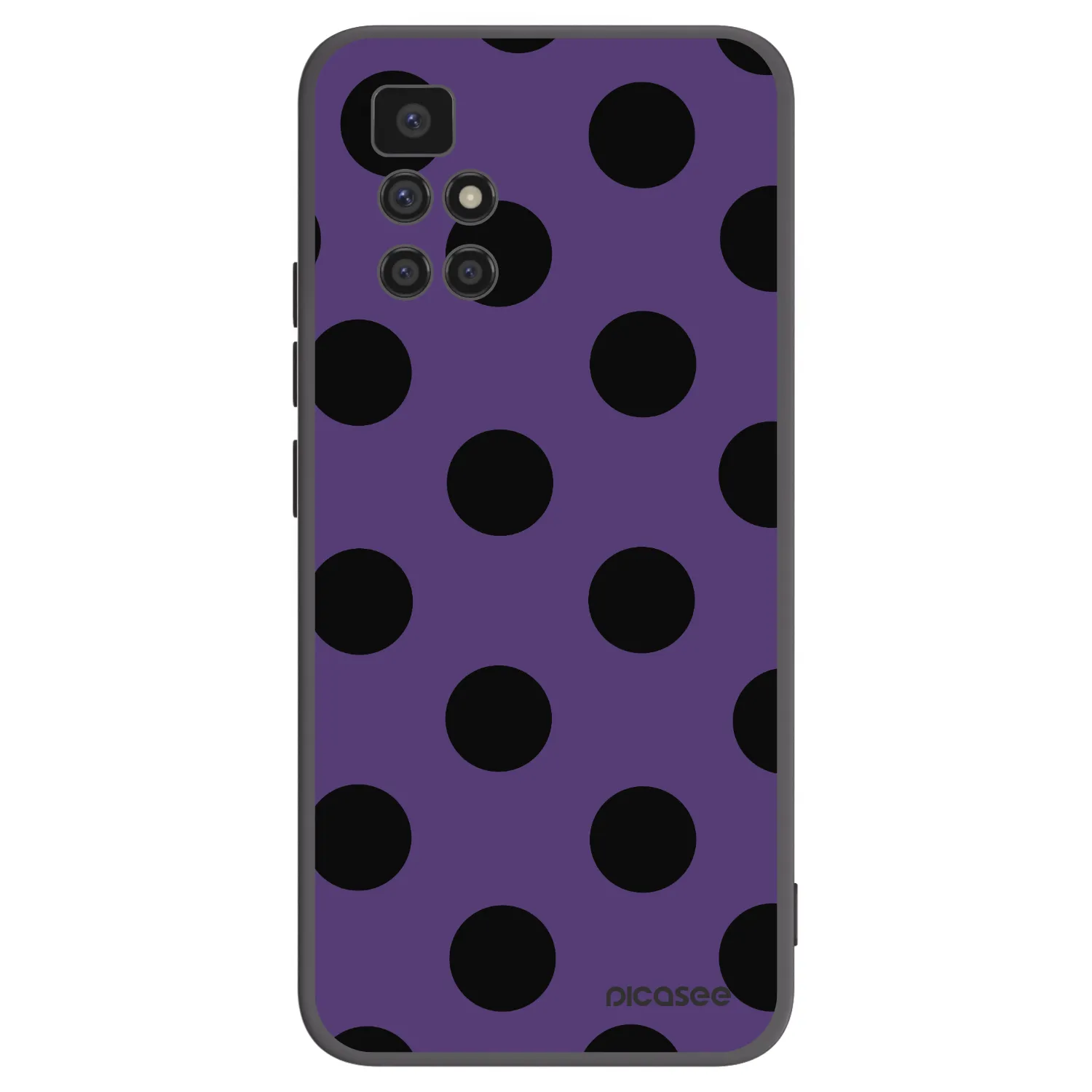 Picasee crna silikonska maskica za Xiaomi Redmi 10 - Big flickers 2