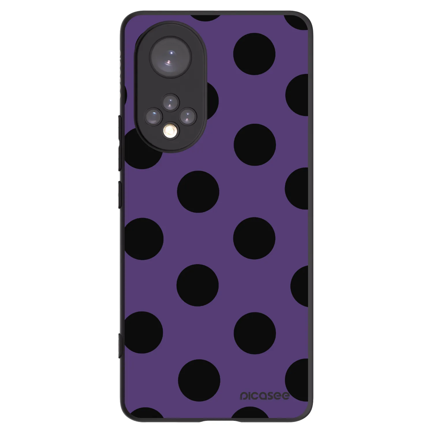 Picasee crna silikonska maskica za Honor 50 5G - Big flickers 2
