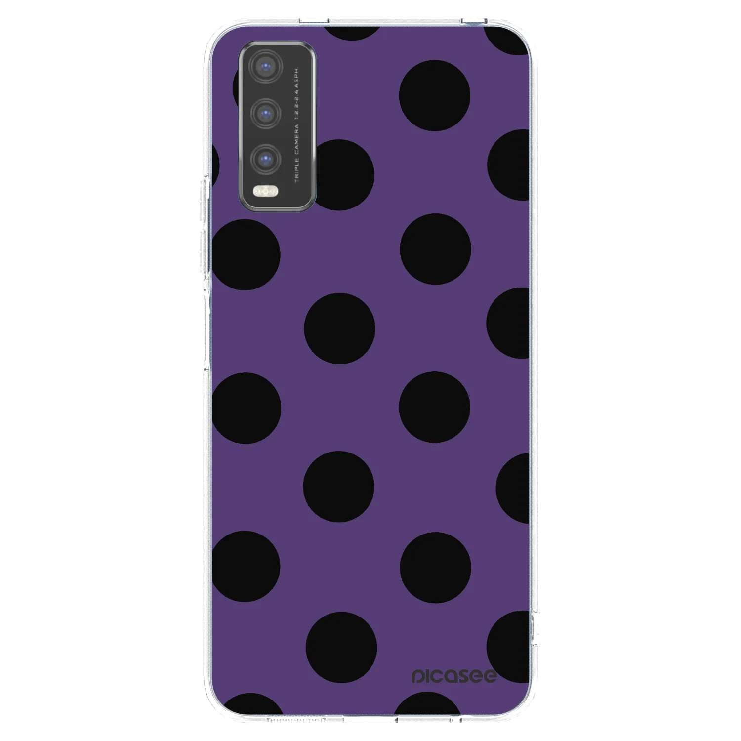 Picasee silikonska prozirna maskica za Vivo Y20s - Big flickers 2