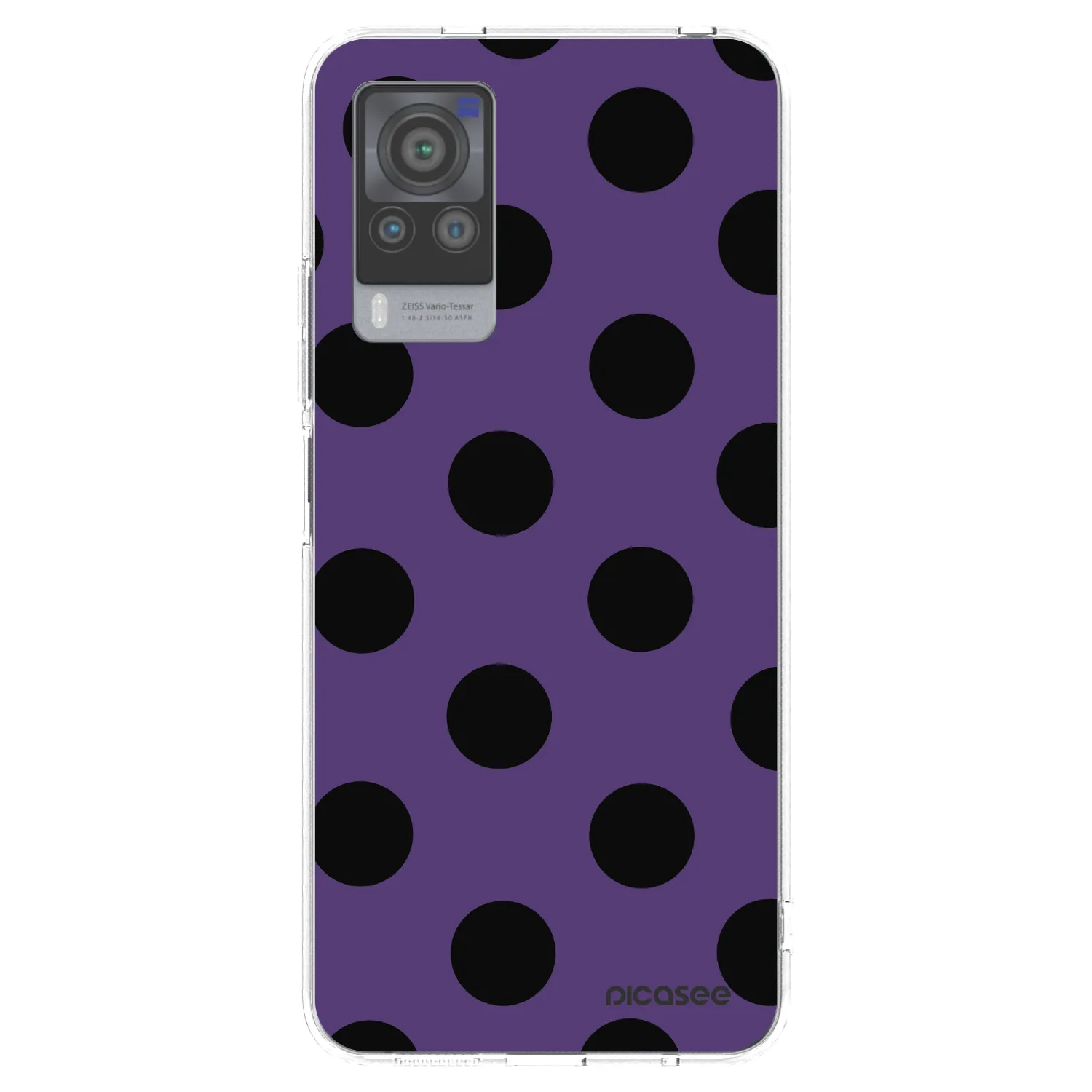 Picasee silikonska prozirna maskica za Vivo X60 Pro 5G - Big flickers 2
