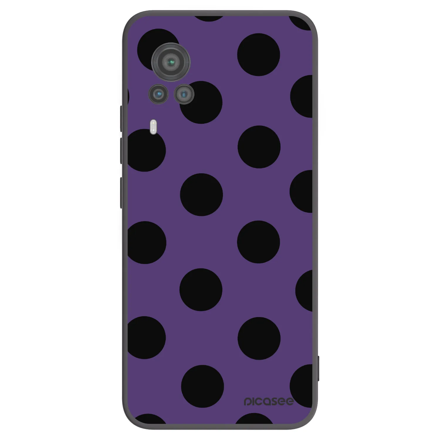 Picasee crna silikonska maskica za Vivo X60 Pro 5G - Big flickers 2