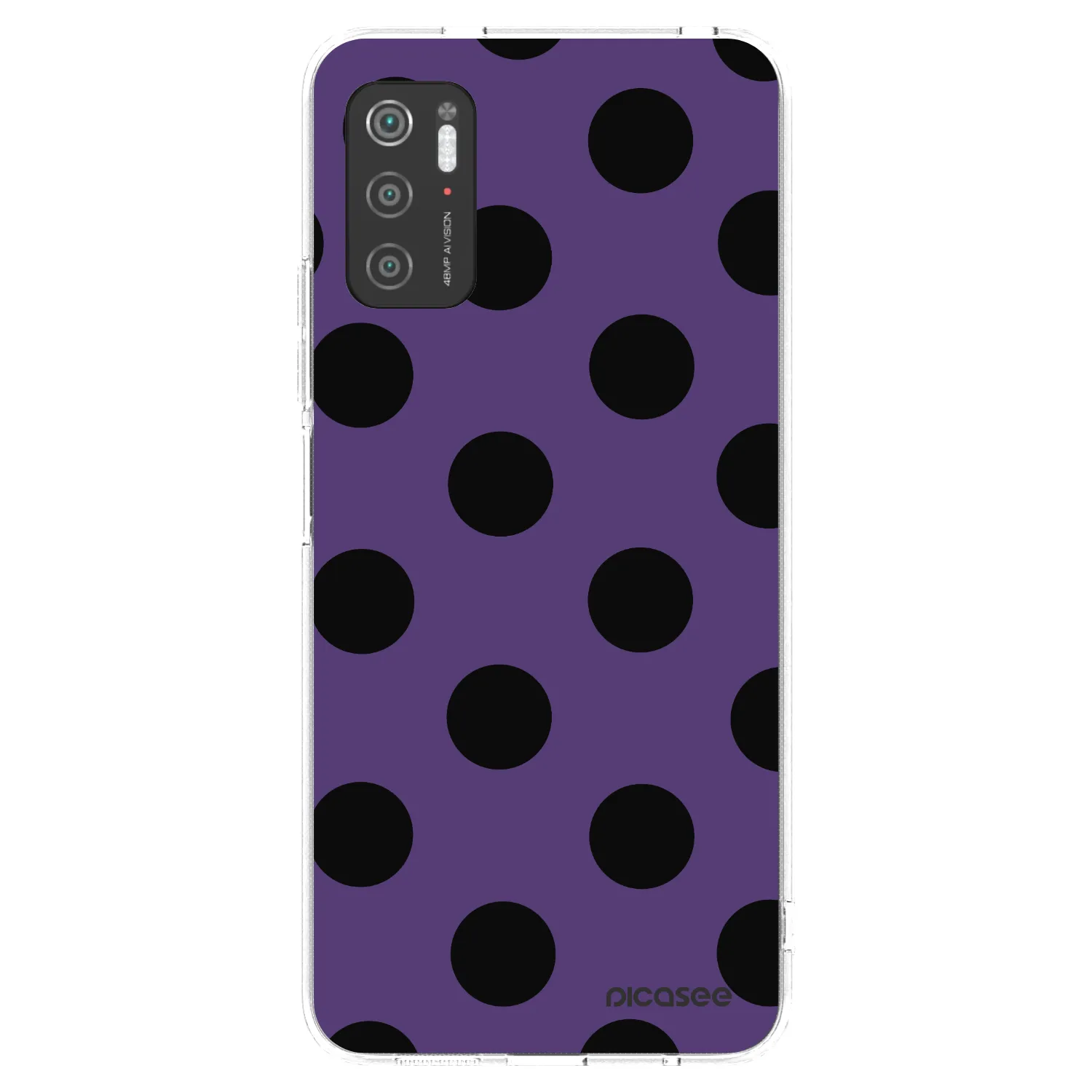 Picasee silikonska prozirna maskica za Xiaomi Poco M3 Pro 5G - Big flickers 2