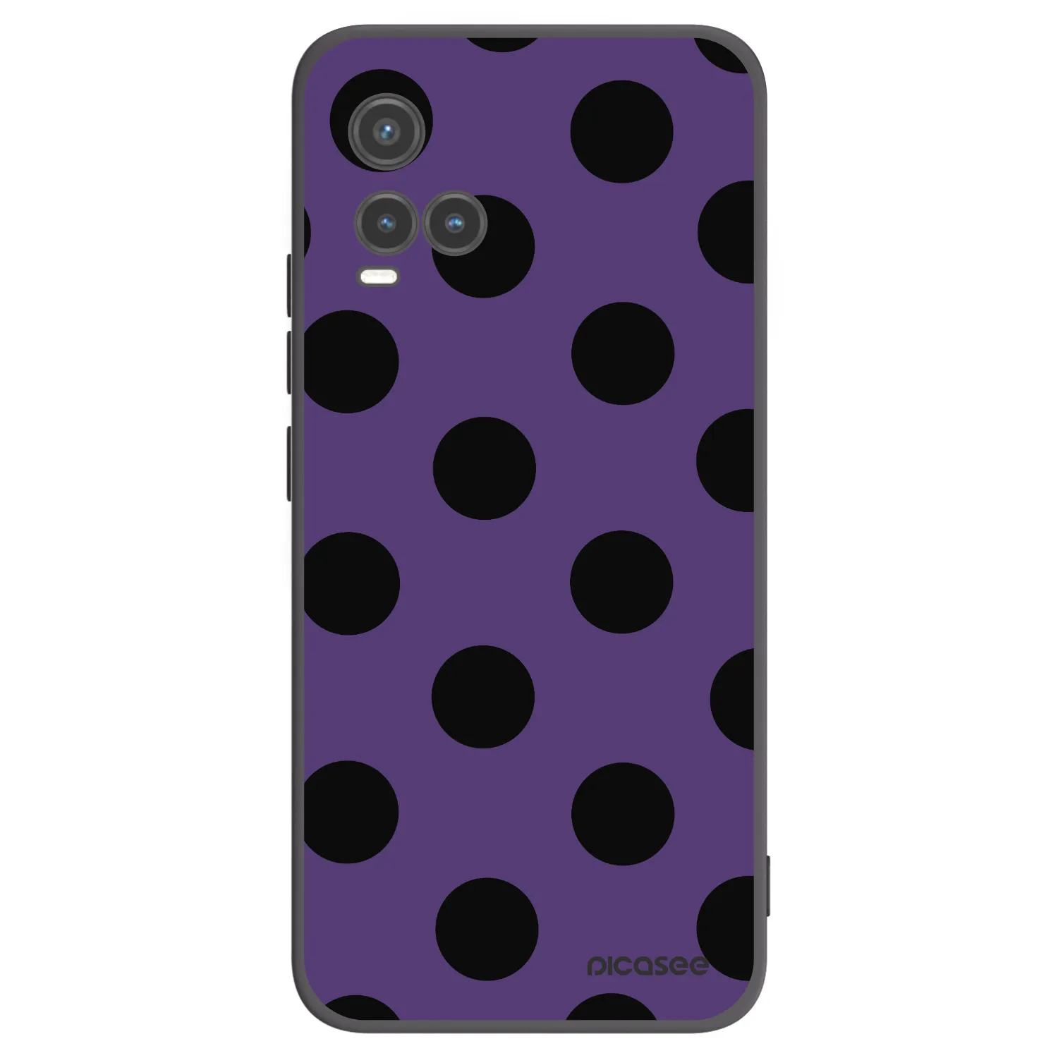 Picasee crna silikonska maskica za Vivo Y33s - Big flickers 2