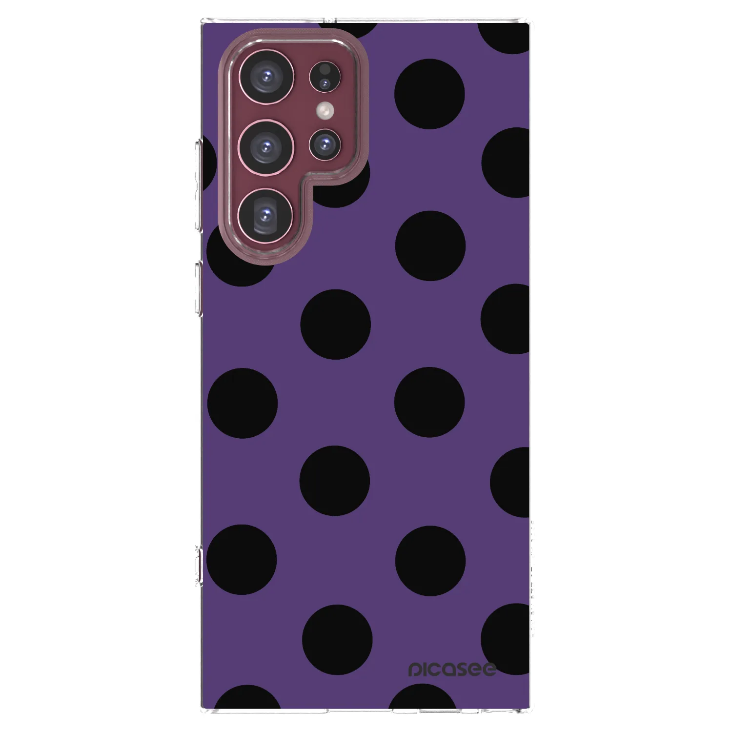 Picasee silikonska prozirna maskica za Samsung Galaxy S22 Ultra 5G - Big flickers 2