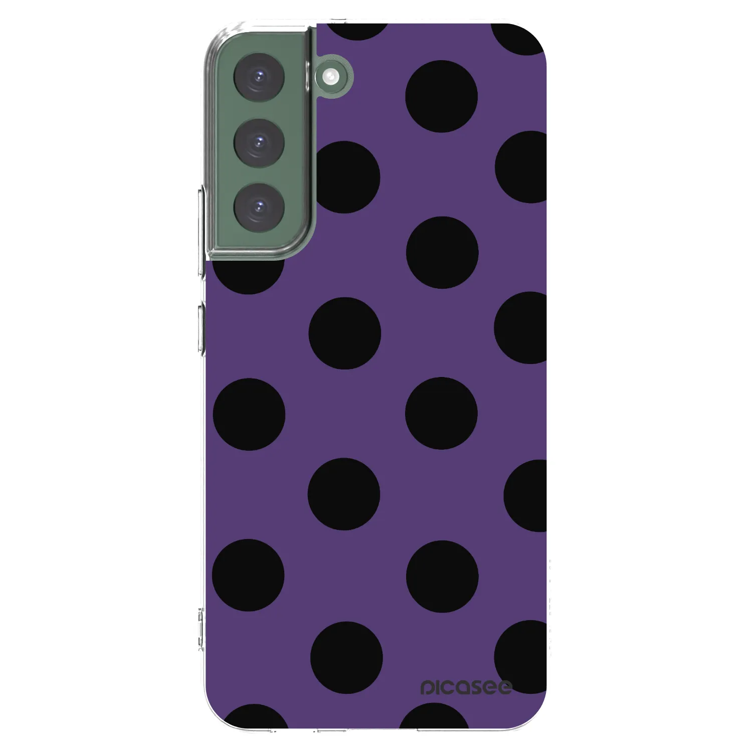 Picasee silikonska prozirna maskica za Samsung Galaxy S22+ 5G - Big flickers 2