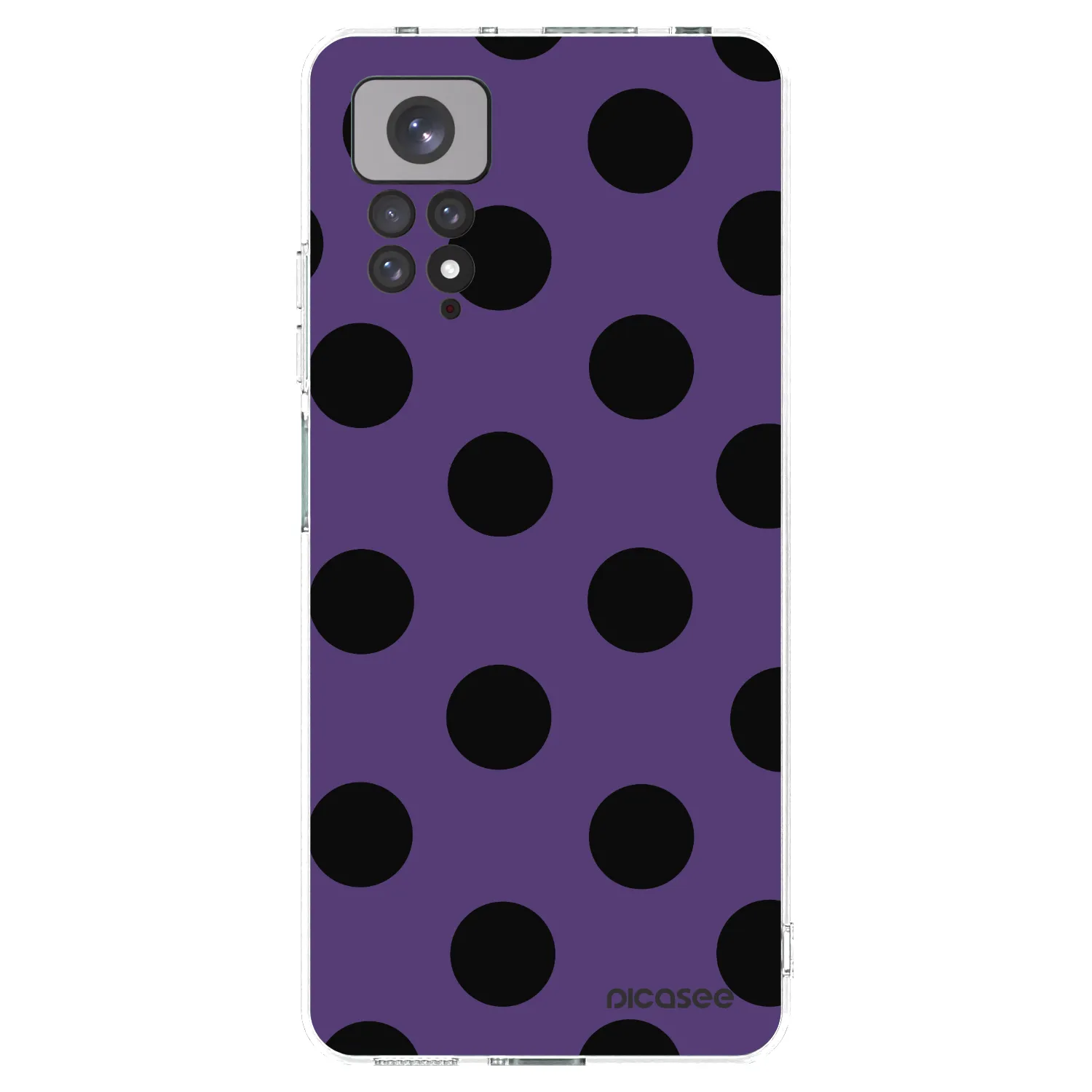 Picasee silikonska prozirna maskica za Xiaomi Redmi Note 11 - Big flickers 2