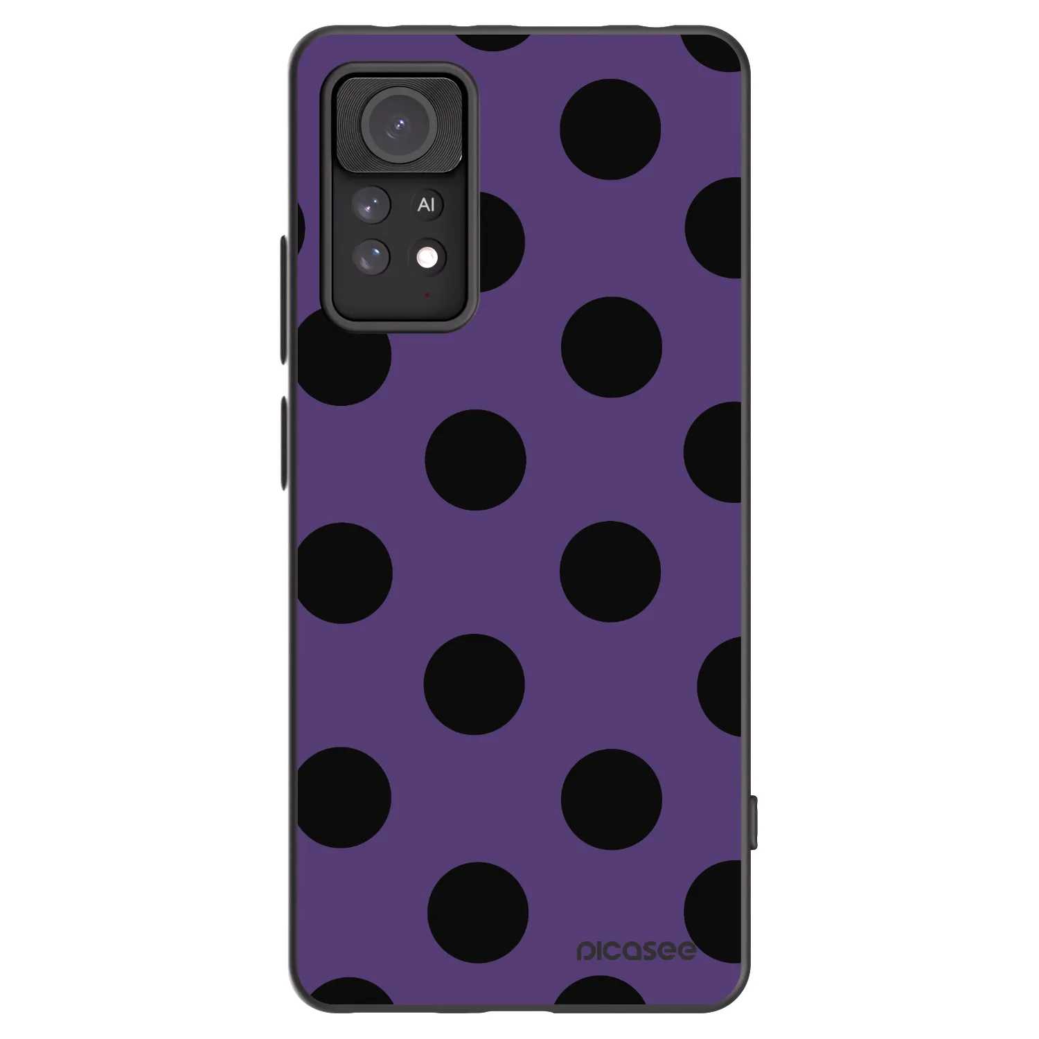 Picasee crna silikonska maskica za Xiaomi Redmi Note 11 Pro 5G - Big flickers 2