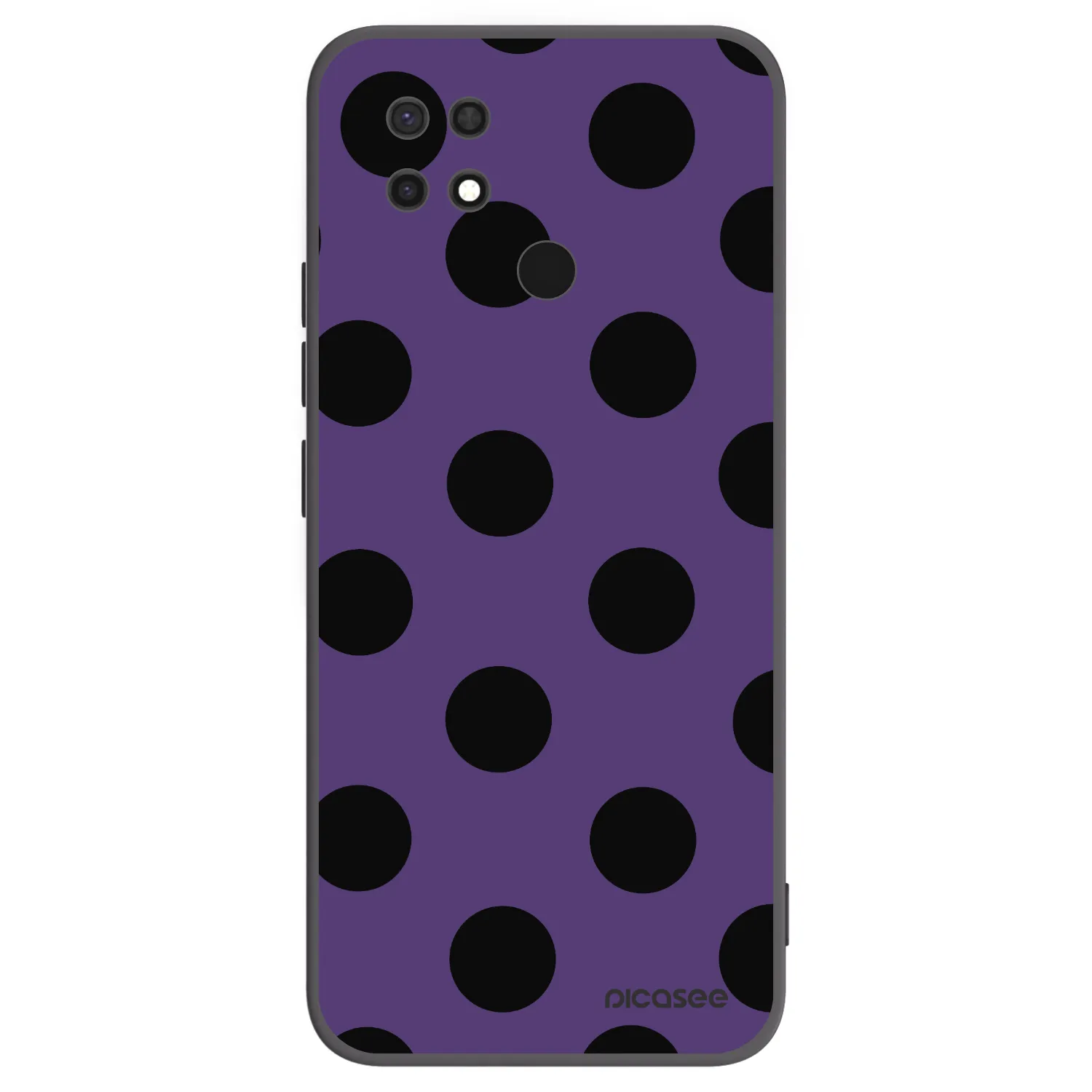 Picasee crna silikonska maskica za Xiaomi Redmi 10C - Big flickers 2