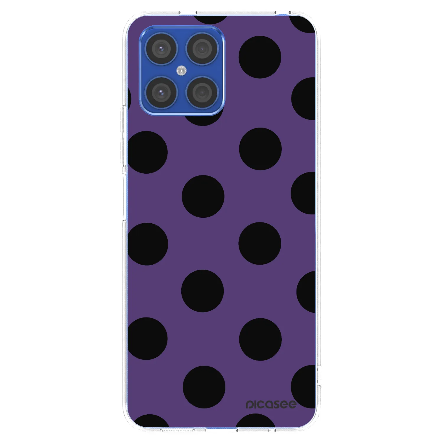 Picasee silikonska prozirna maskica za Honor X8 4G - Big flickers 2