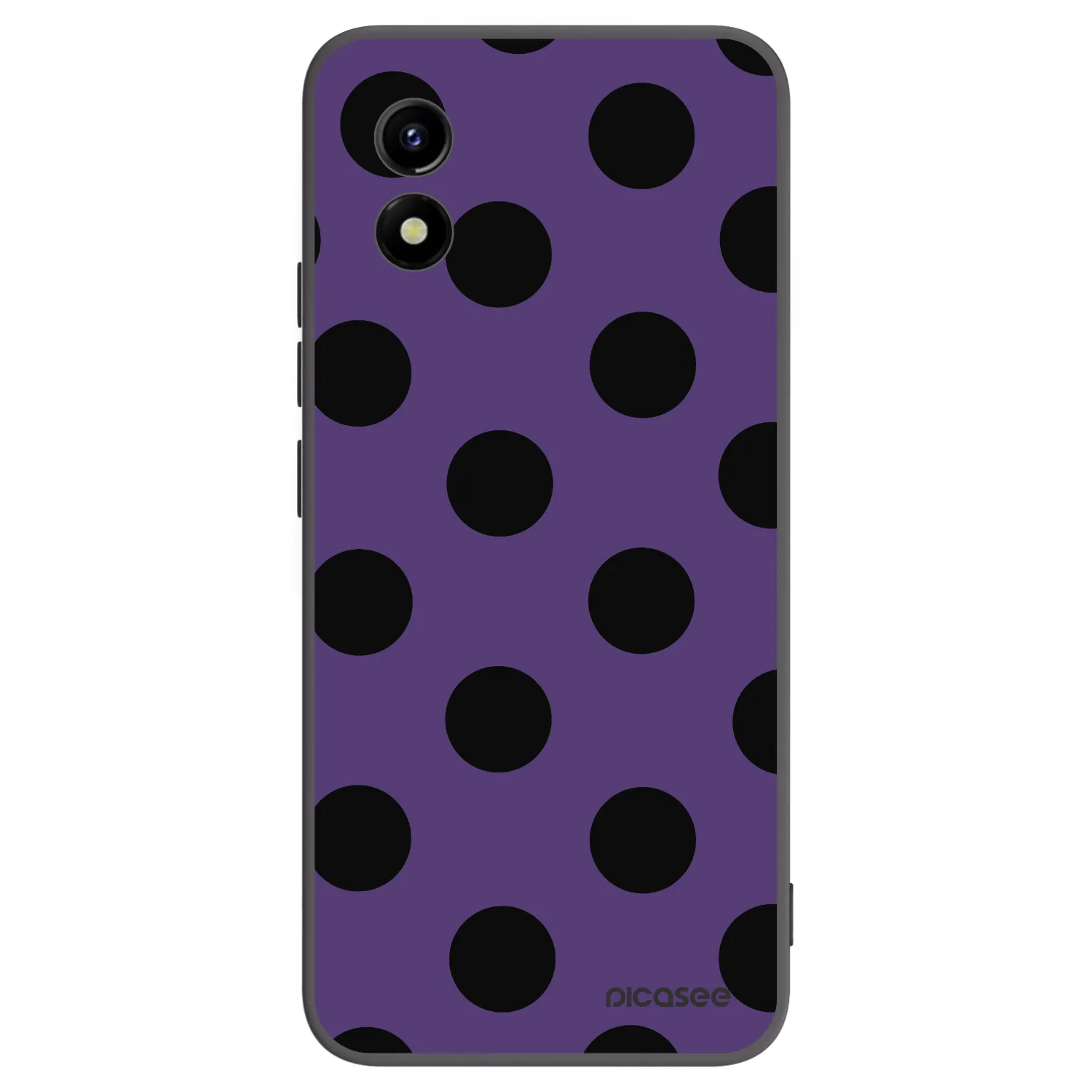 Picasee crna silikonska maskica za Vivo Y01 - Big flickers 2