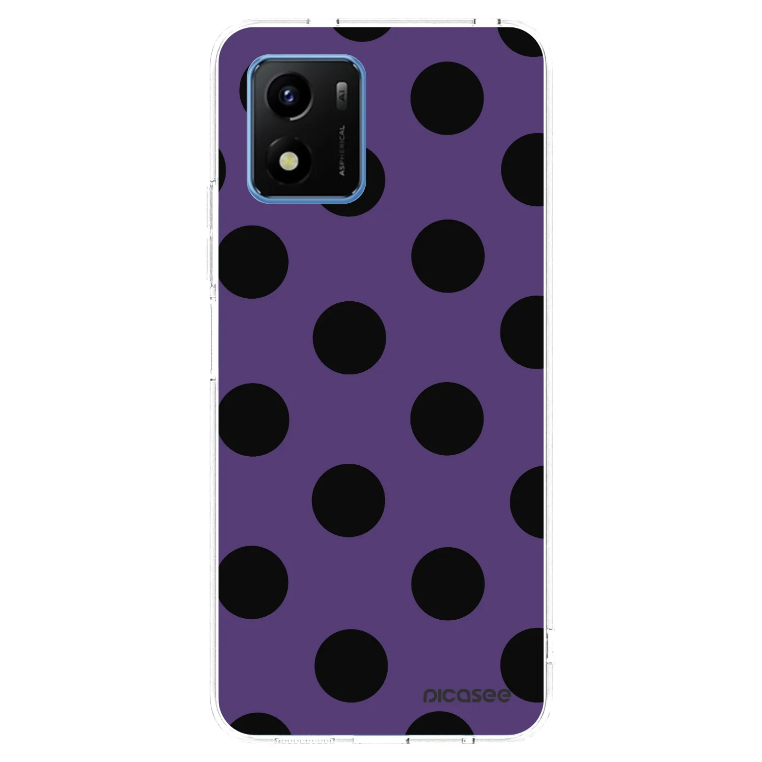 Picasee silikonska prozirna maskica za Vivo Y01 - Big flickers 2