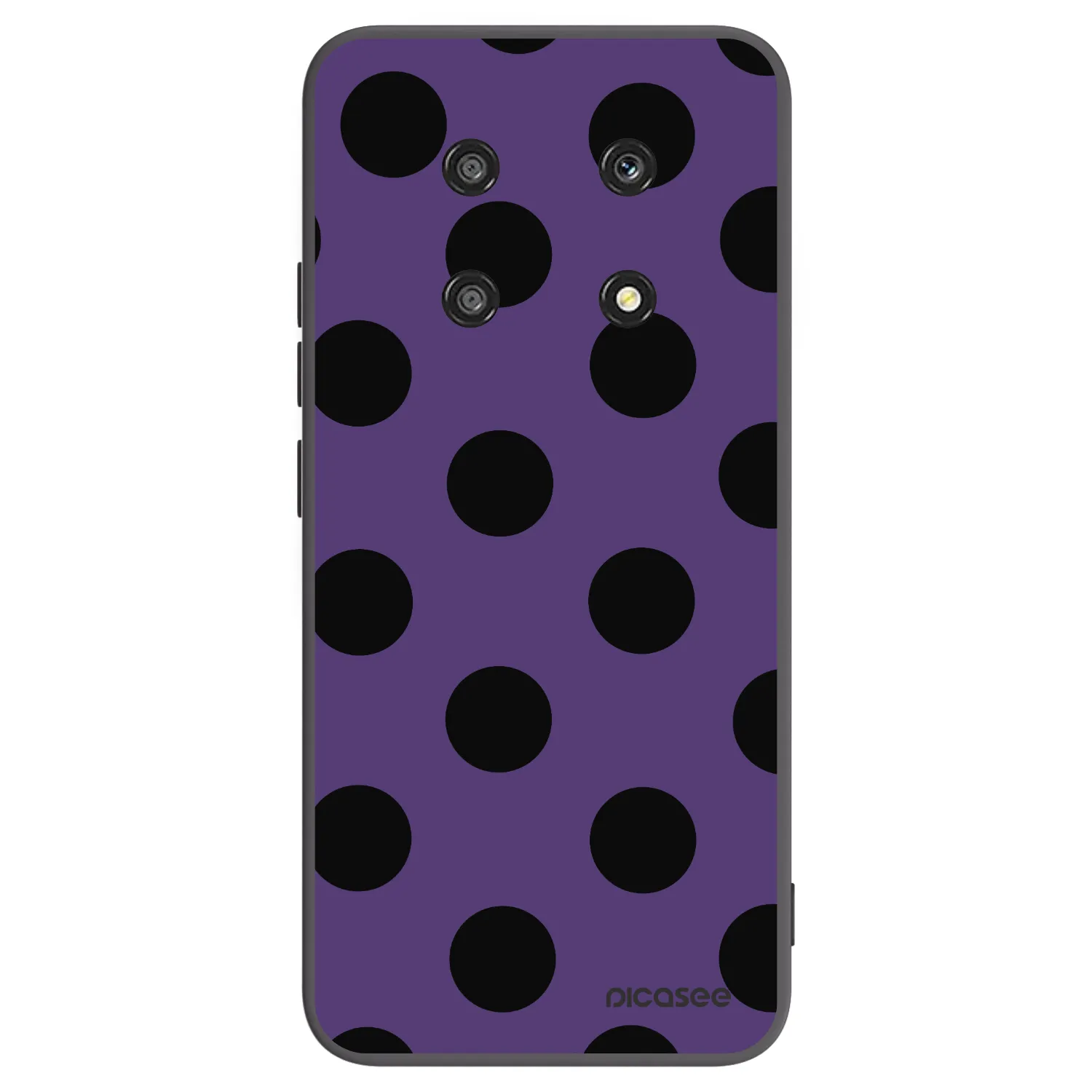 Picasee crna silikonska maskica za Honor Magic4 Lite 5G - Big flickers 2