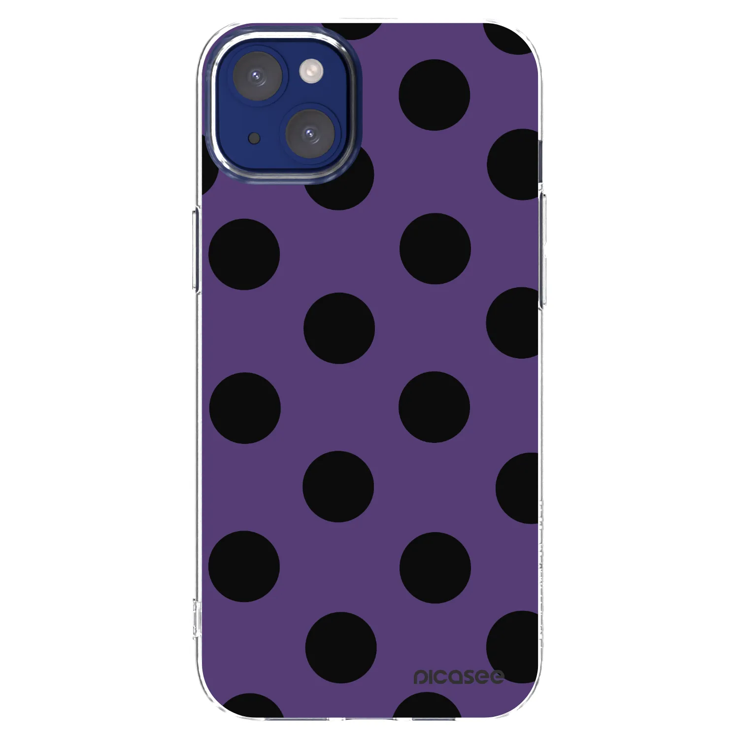 Picasee silikonska prozirna maskica za Apple iPhone 14 Plus - Big flickers 2
