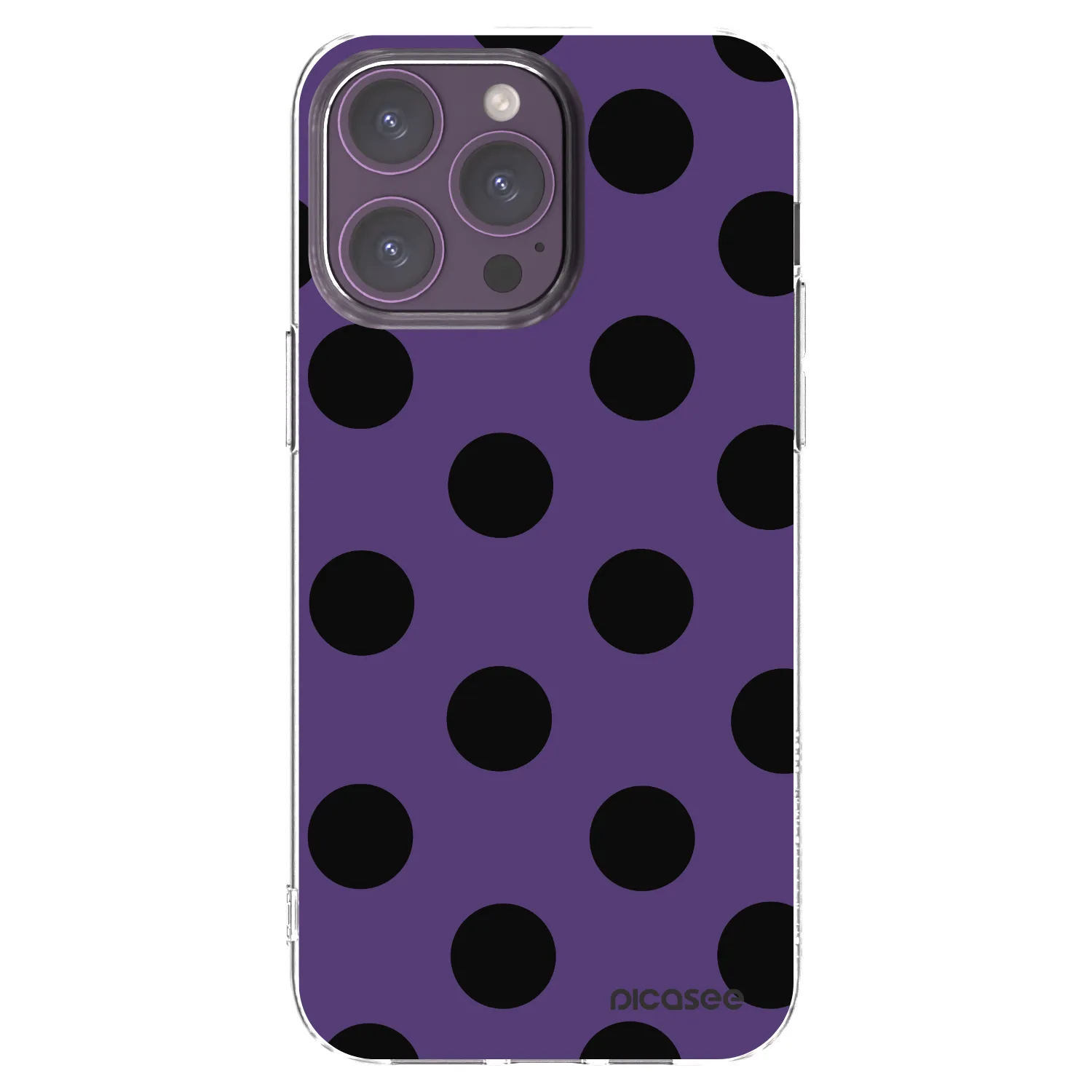 Picasee silikonska prozirna maskica za Apple iPhone 14 Pro Max - Big flickers 2