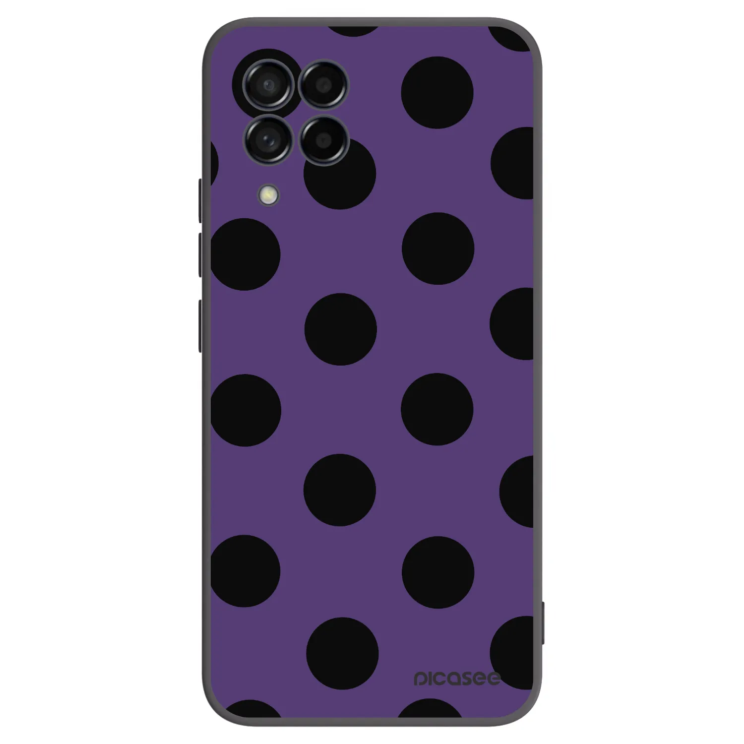 Picasee crna silikonska maskica za Samsung Galaxy M53 5G - Big flickers 2