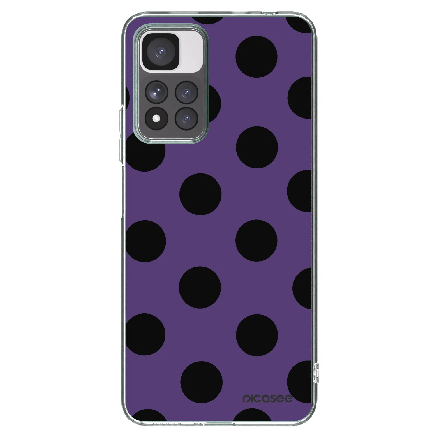Picasee silikonska prozirna maskica za Xiaomi Redmi Note 11 Pro+ 5G - Big flickers 2