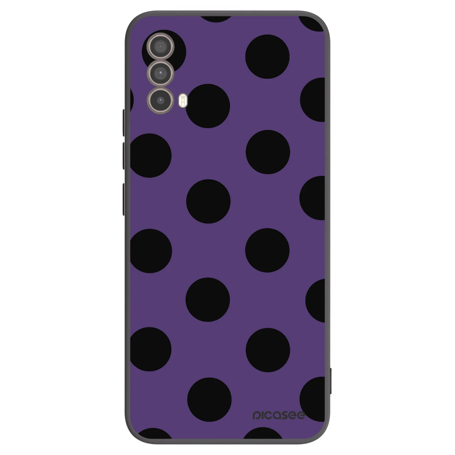 Picasee crna silikonska maskica za Motorola Moto E40 - Big flickers 2