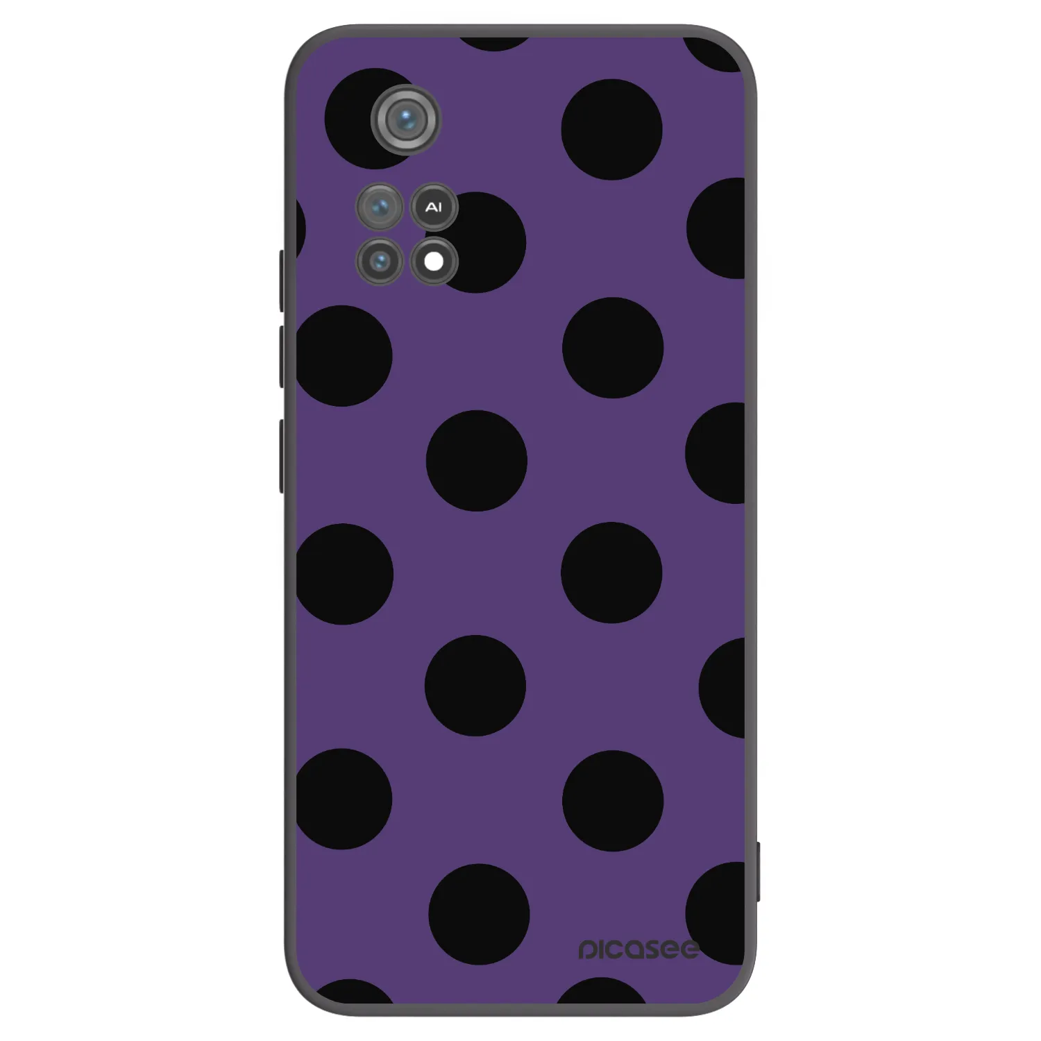 Picasee crna silikonska maskica za Xiaomi Poco M4 Pro - Big flickers 2