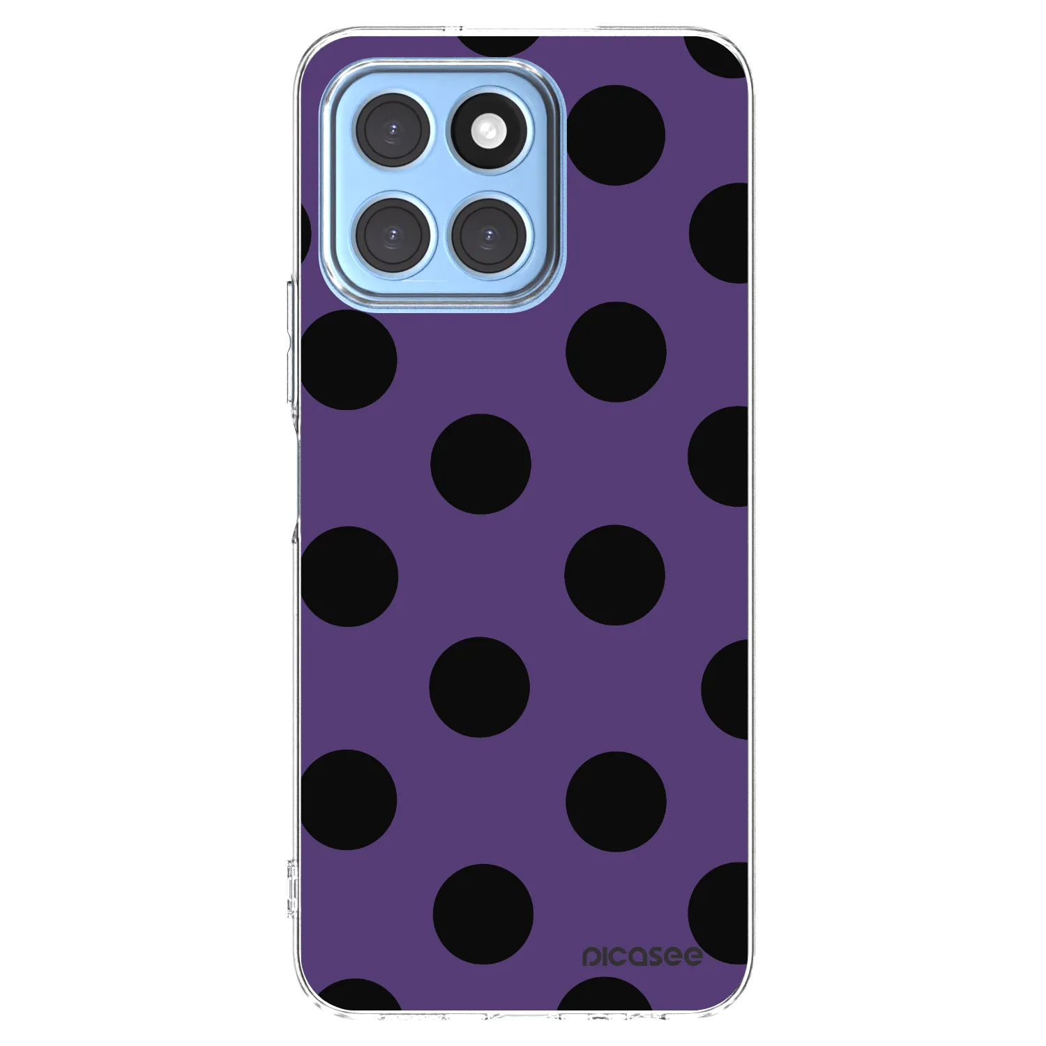 Picasee silikonska prozirna maskica za Honor X8 5G - Big flickers 2