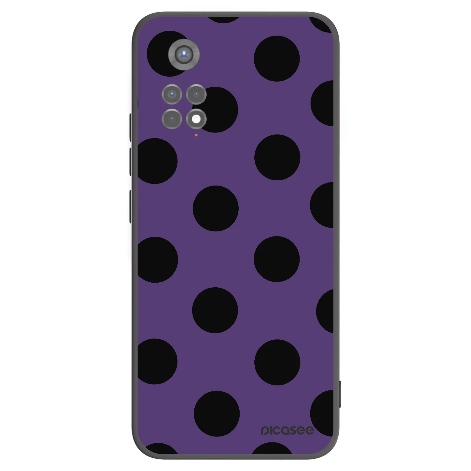Picasee crna silikonska maskica za Xiaomi Redmi Note 11S 5G - Big flickers 2