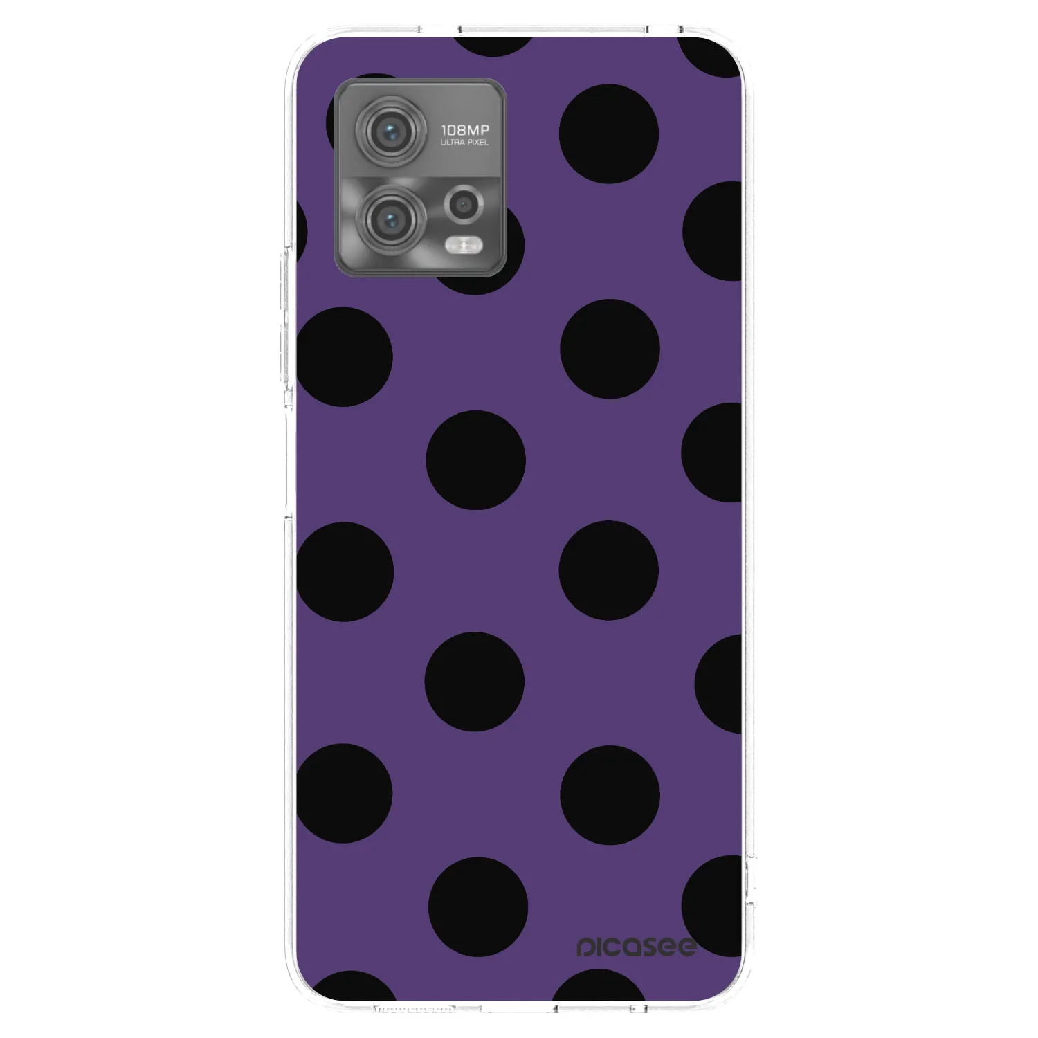 Picasee silikonska prozirna maskica za Motorola Moto G72 - Big flickers 2
